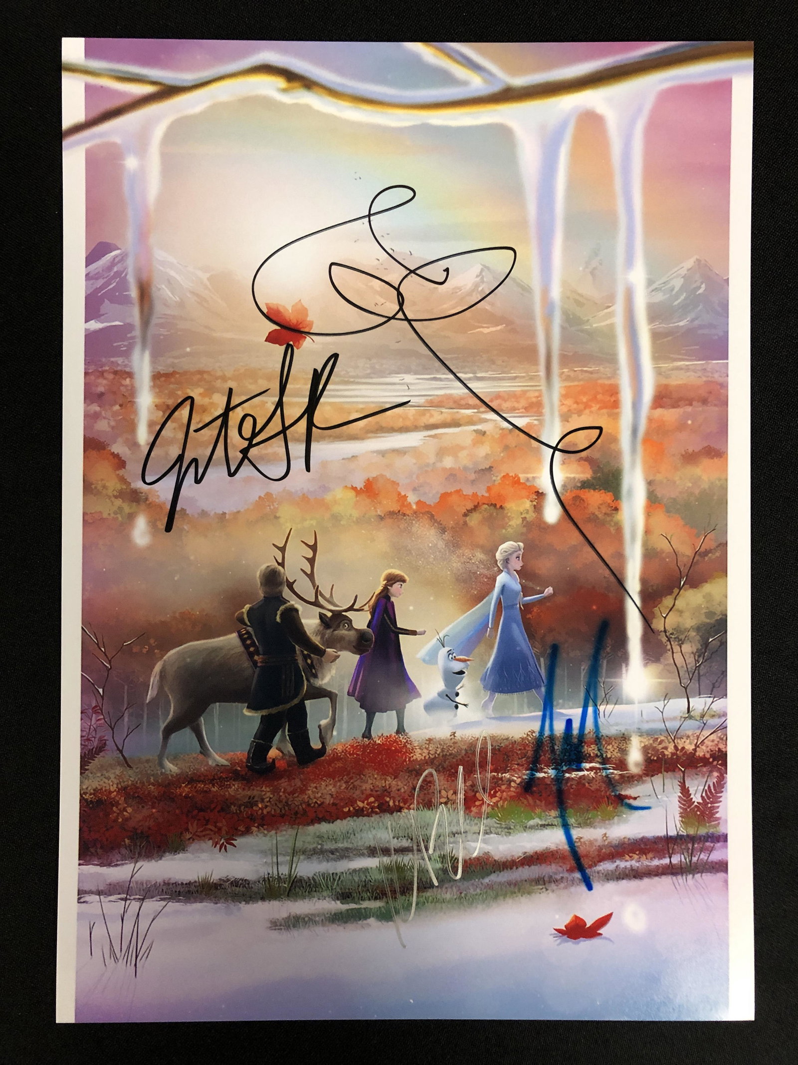 DISNEY'S FROZEN CAST SIGNED 8 X10 (RA COA): DISNEY'S FROZEN CAST SIGNED 8 X10 (RA COA)