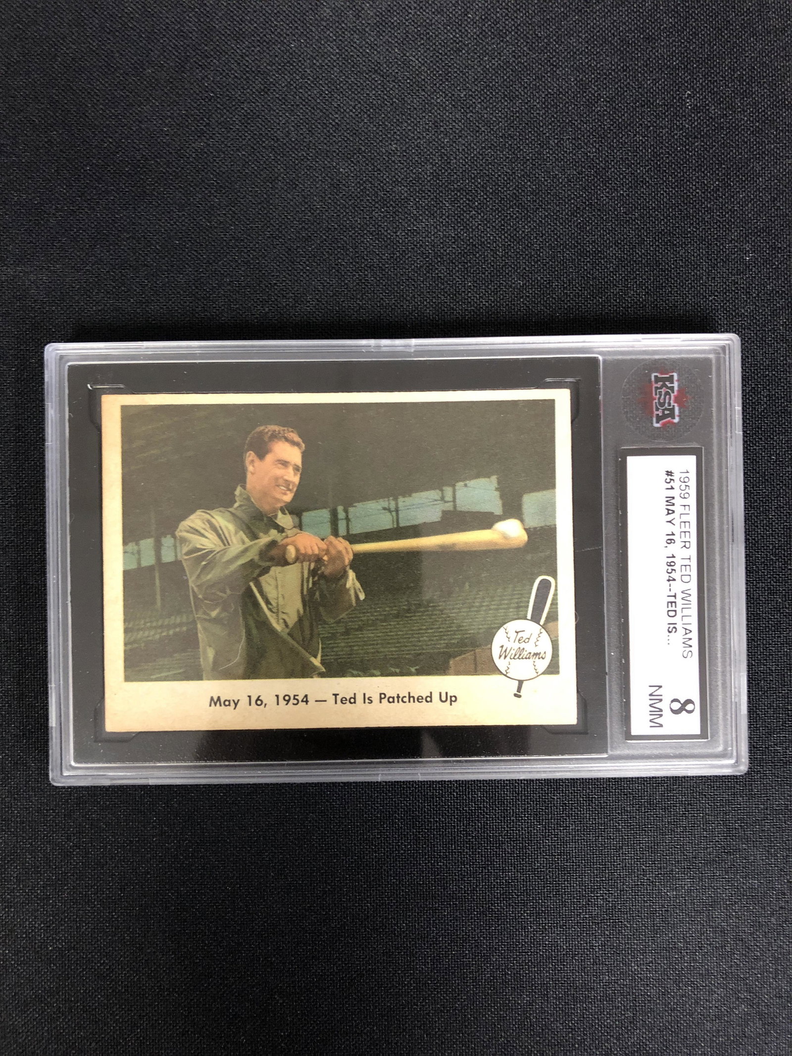 1959 FLEER TED WILLIAMS (KSA 8) (1 of 2)
