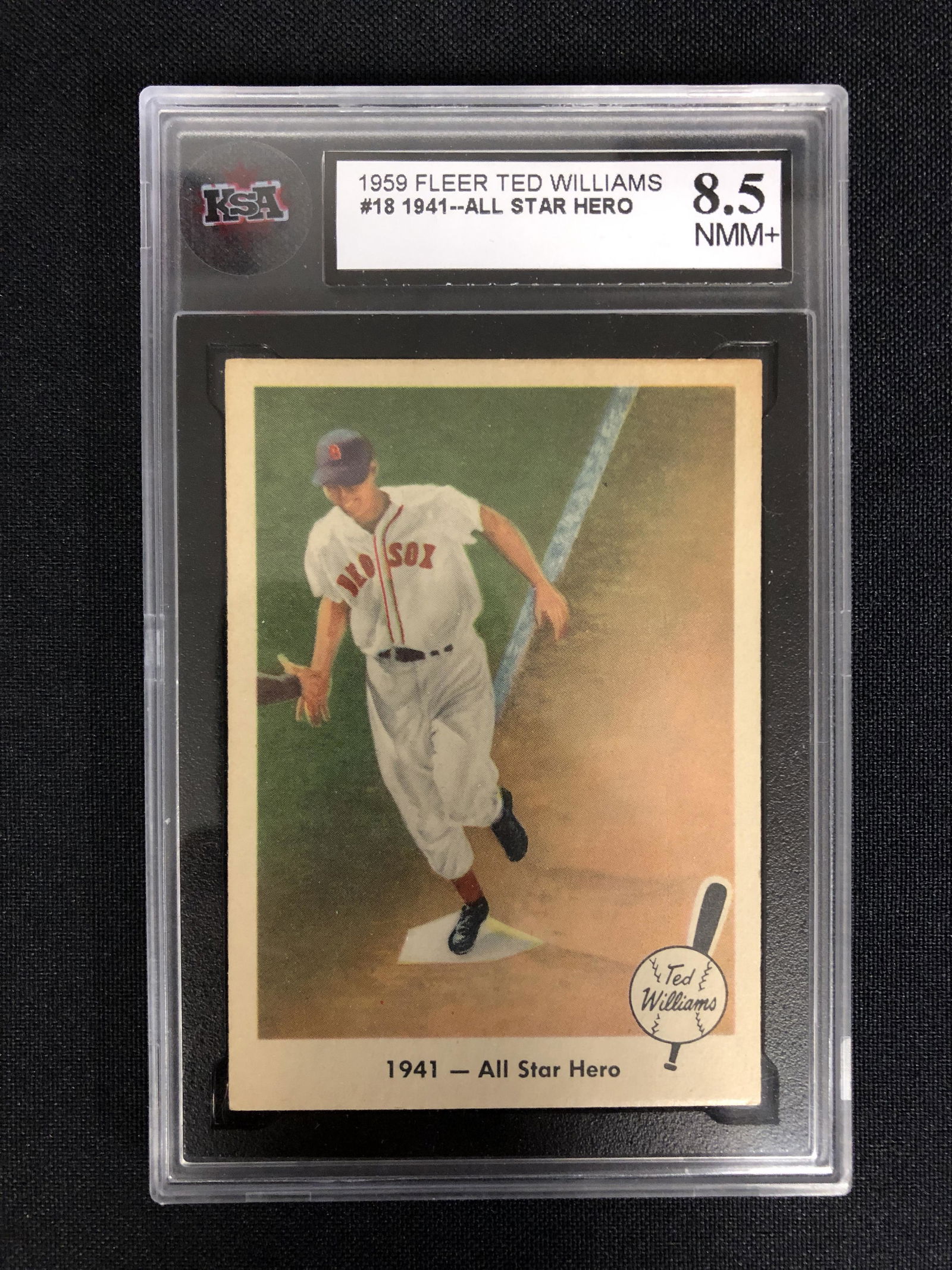 1959 FLEER TED WILLIAMS (KSA 8.5) (1 of 2)