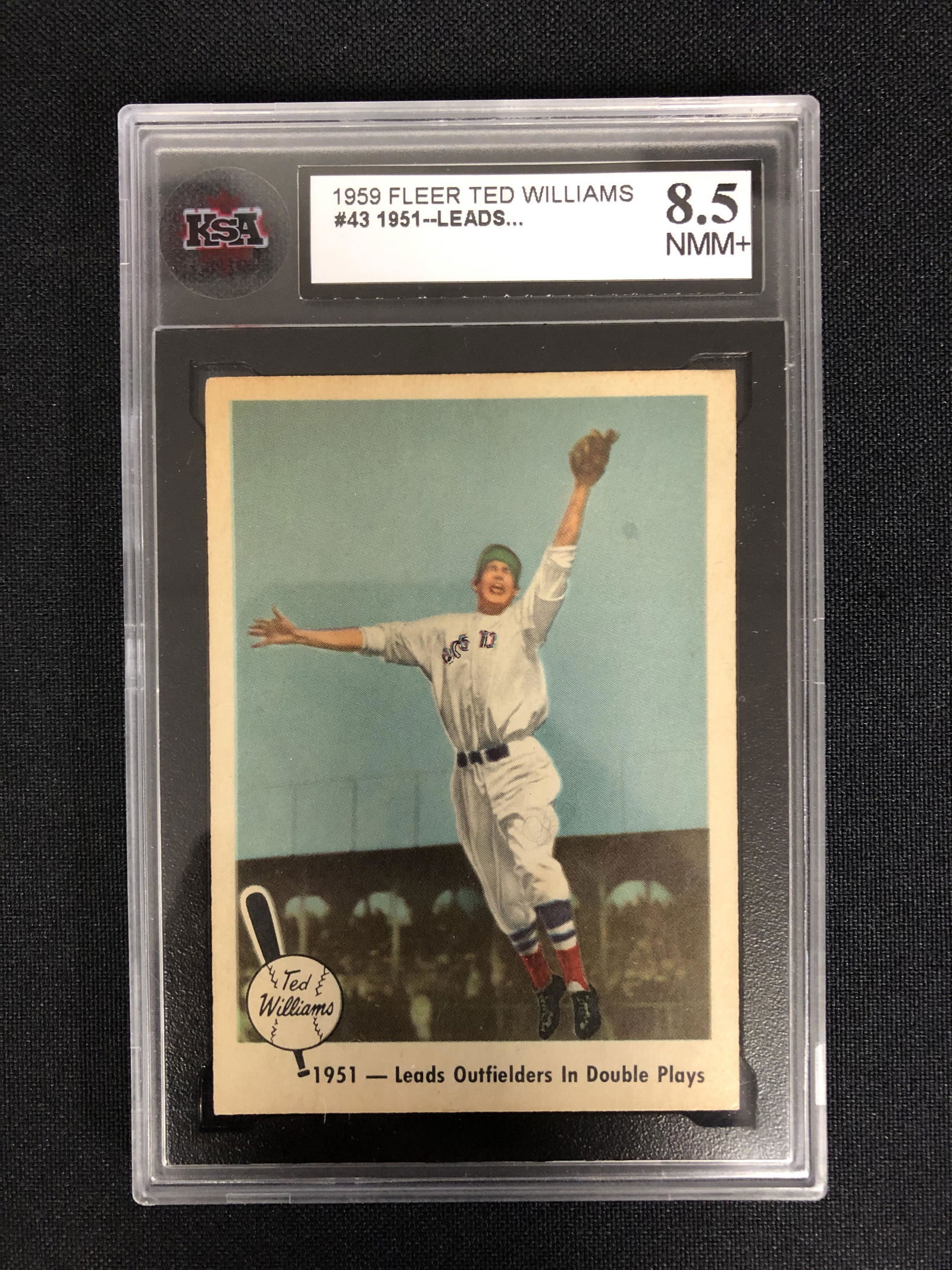 1959 FLEER TED WILLIAMS (KSA 8.5) (1 of 2)