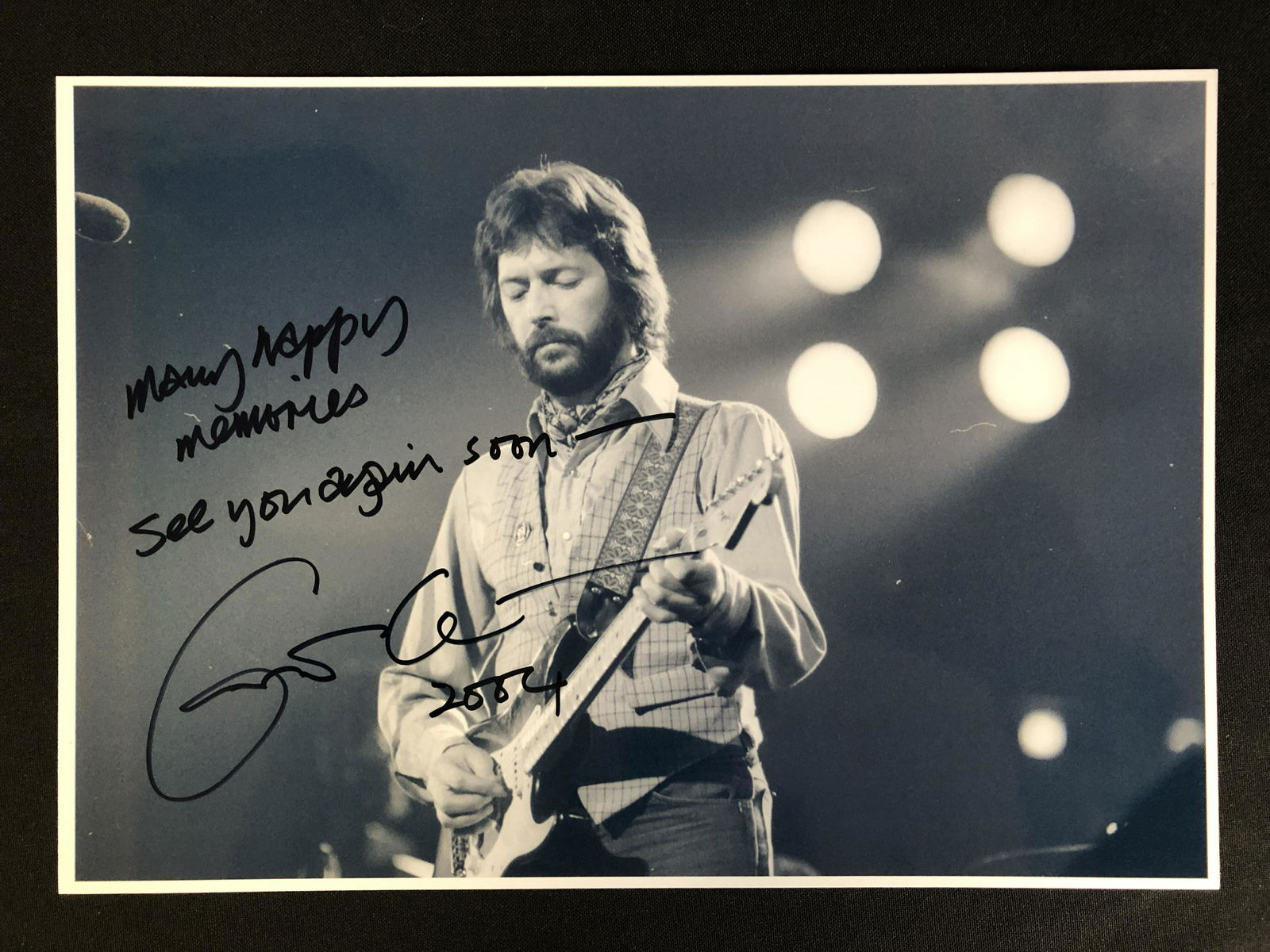 ERIC CLAPTON SIGNED 8 X 10 (RA COA) (1 of 3)