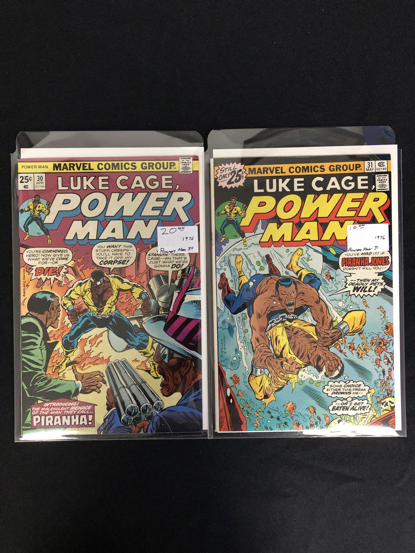MARVEL COMICS LUKE CAGE POWER MAN COMIC BOOK LOT (1 of 1)
