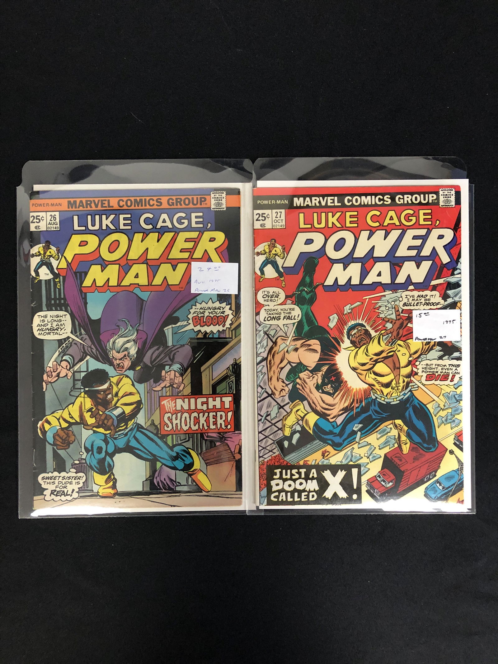 MARVEL COMICS LUKE CAGE POWER MAN COMIC BOOK LOT (1 of 1)