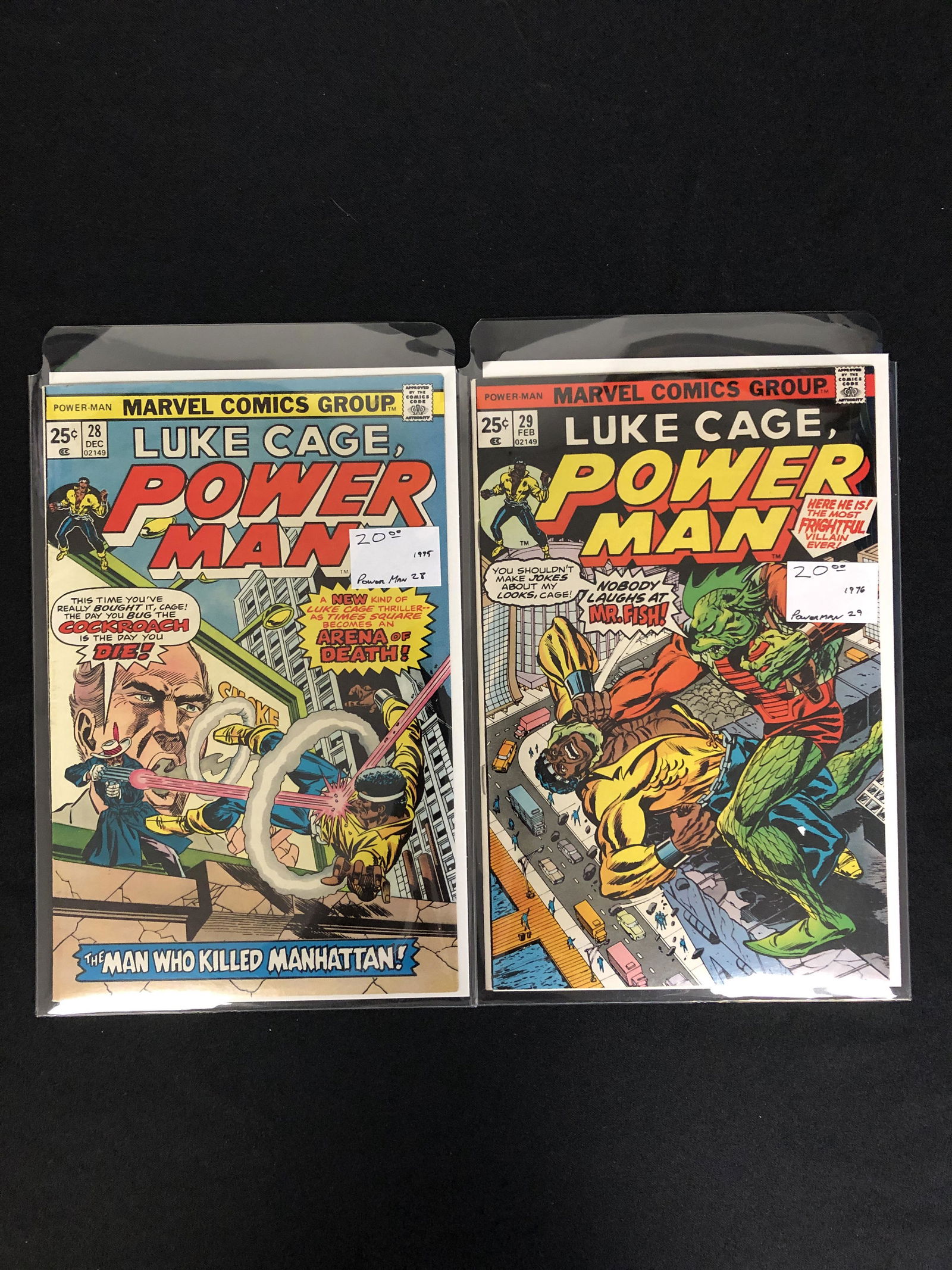 MARVEL COMICS LUKE CAGE POWER MAN COMIC BOOK LOT (1 of 1)