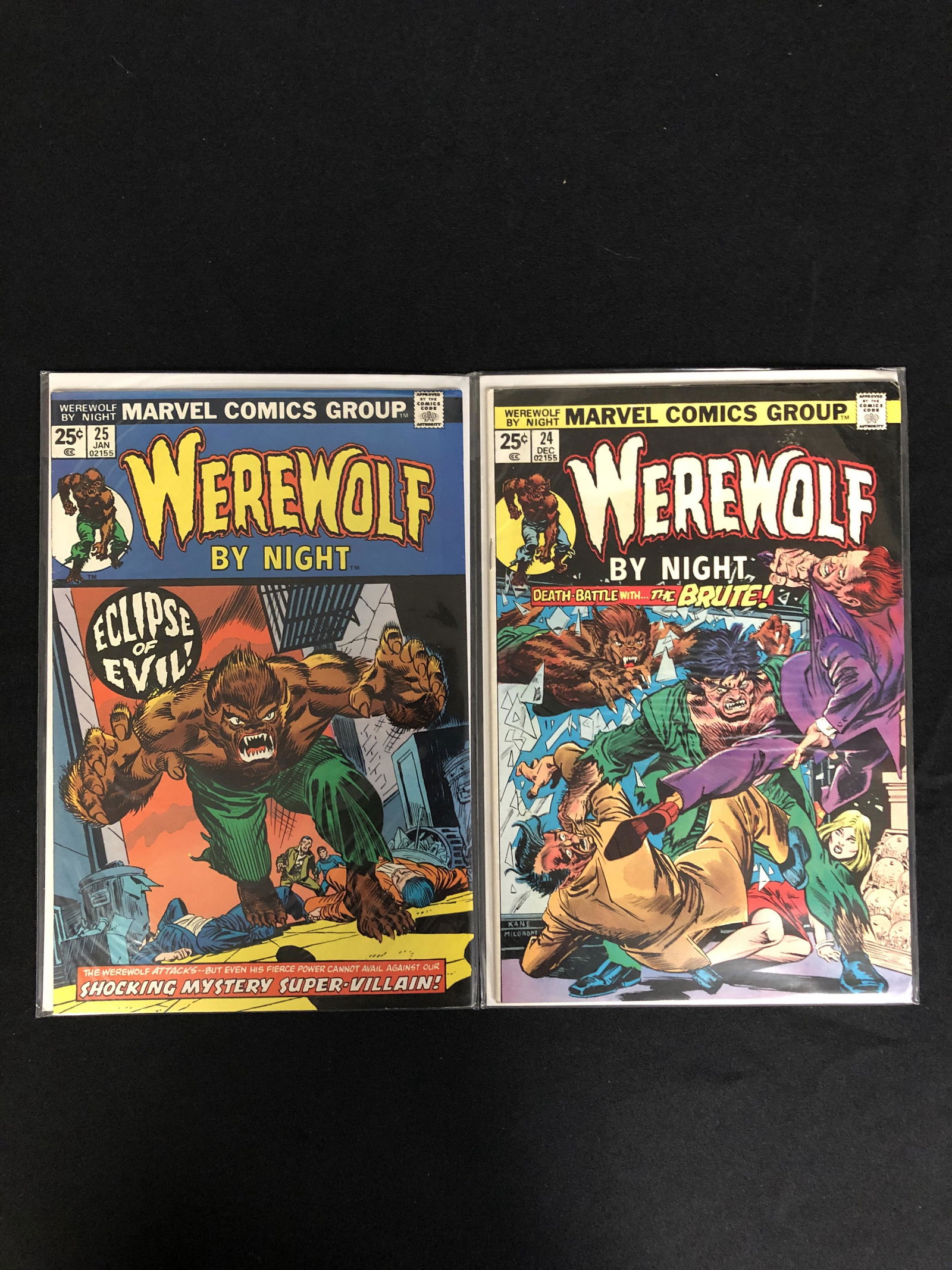 MARVEL COMICS WEREWOLF BY NIGHT COMIC BOOK LOT (1 of 1)