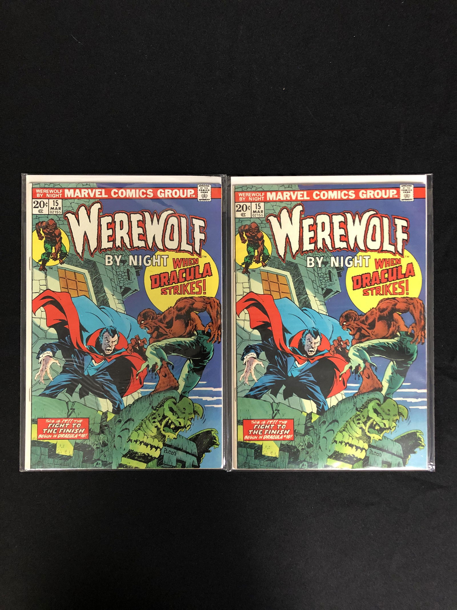 MARVEL COMICS WEREWOLF BY NIGHT COMIC BOOK LOT (1 of 1)