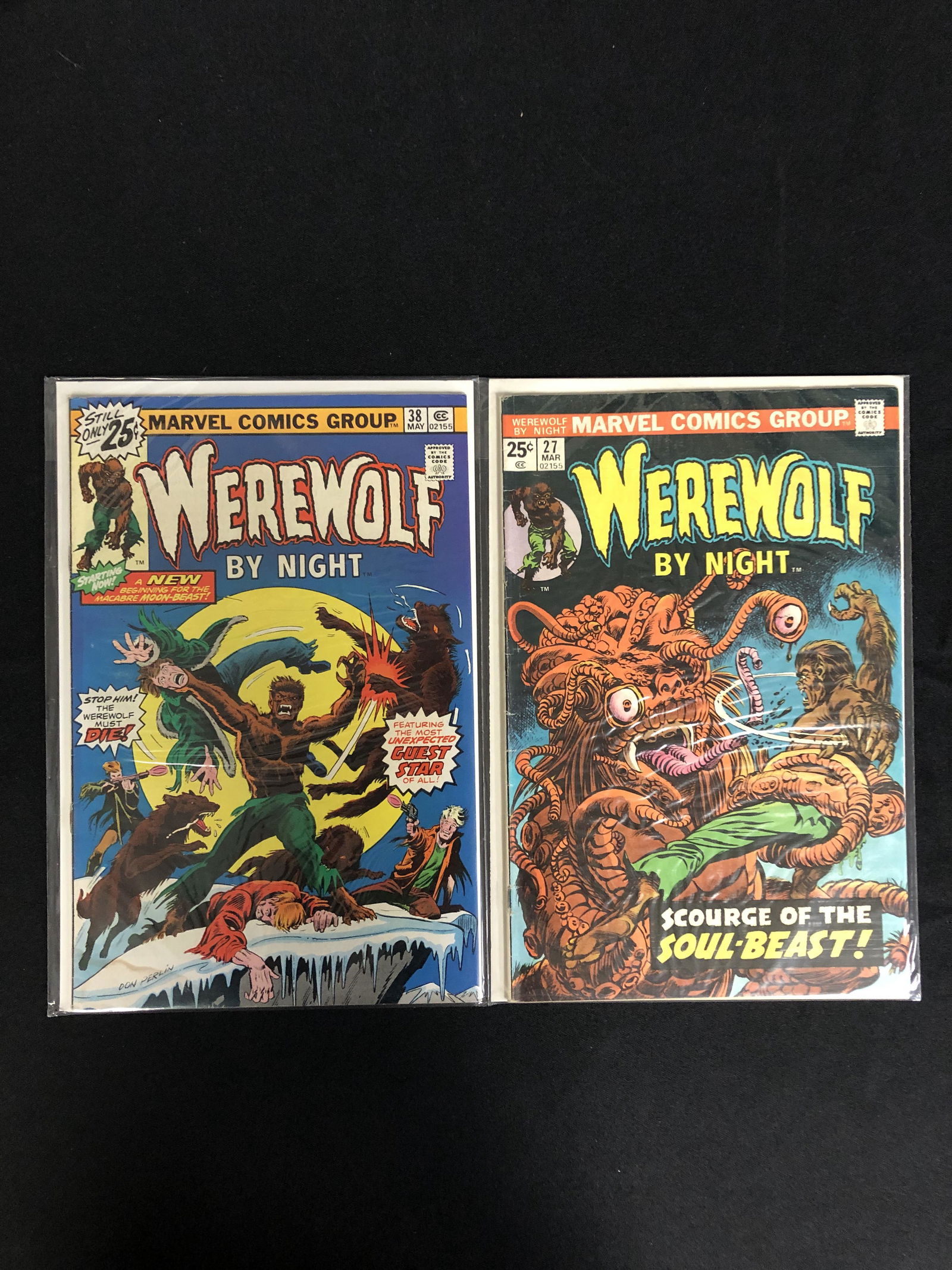 MARVEL COMICS WEREWOLF BY NIGHT COMIC BOOK LOT (1 of 1)