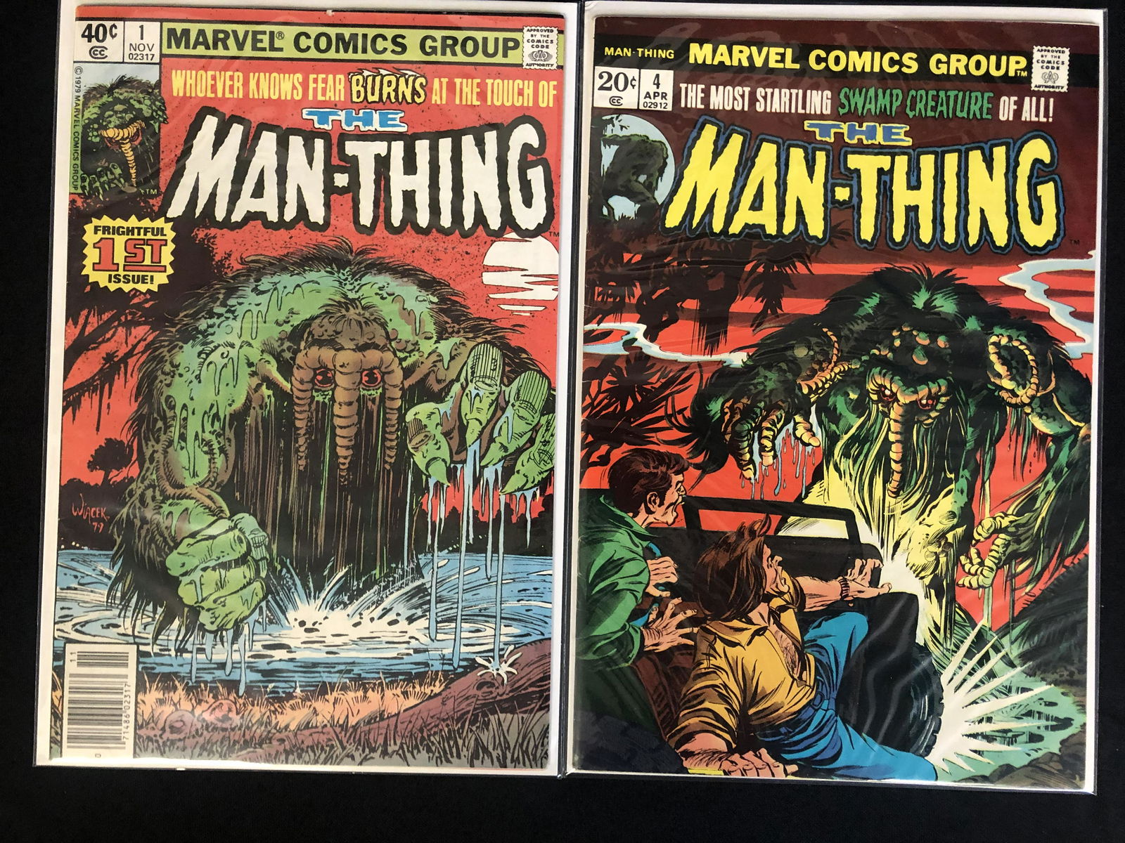 MARVEL COMICS MAN THING COMIC BOOK LOT (1 of 1)