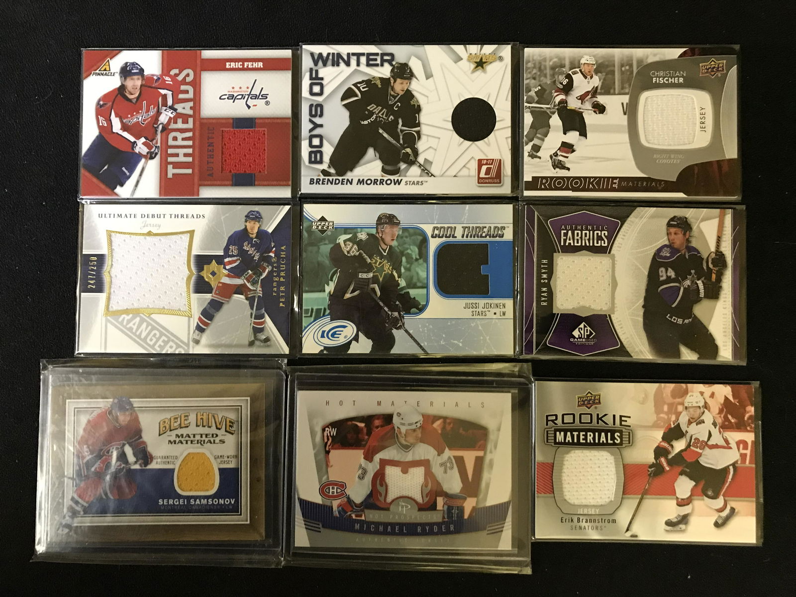 ASSORTED HOCKEY CARD LOT (GAME USED JERSEY, ROOKIES...) (1 of 1)