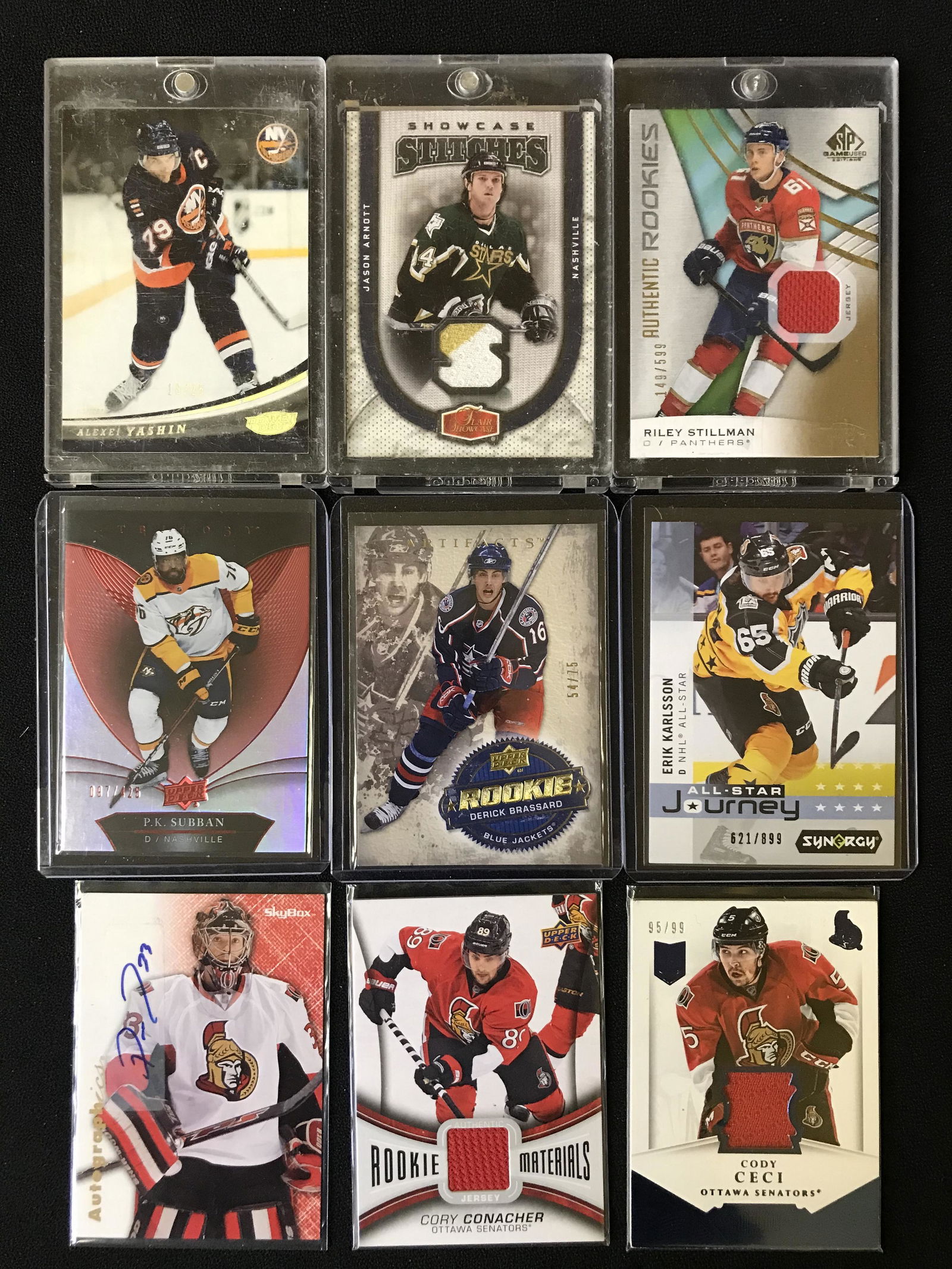 ASSORTED HOCKEY CARD LOT (GAME USED JERSEY, AUTOGRAPHED...) (1 of 1)