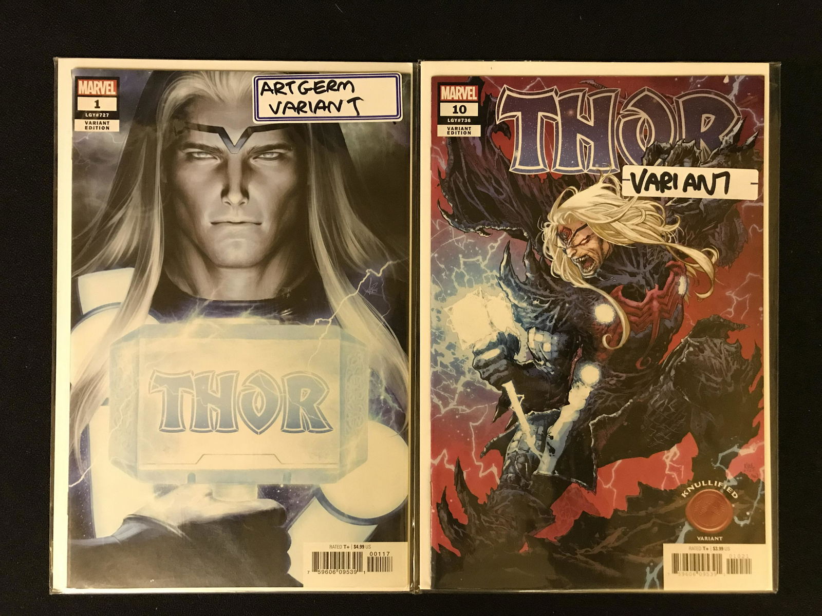 THOR NO.1/ THOR NO.10 (MARVEL VARIANTS) (1 of 1)