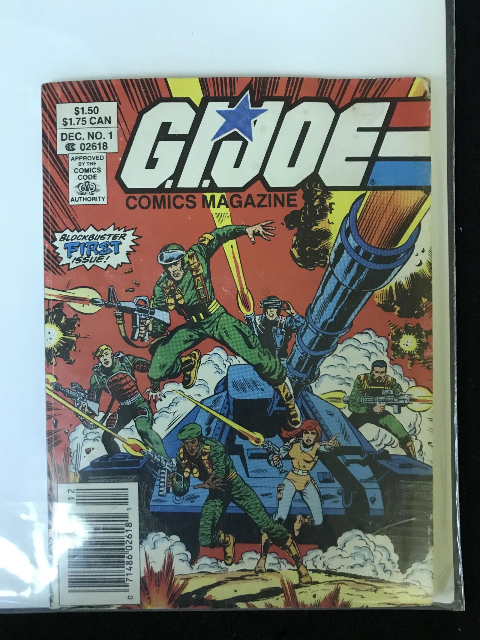 G.I JOE COMICS MAGAZINE NO.1 (1 of 1)