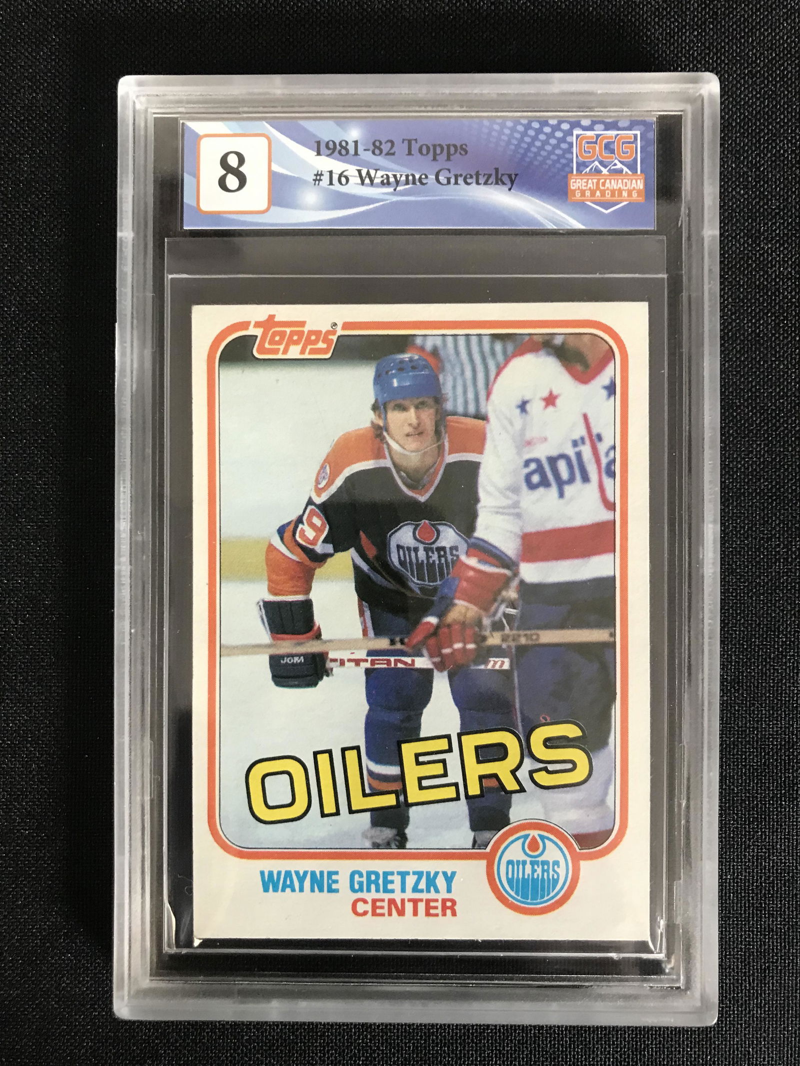 1981-82 TOPPS NO.16 WAYNE GRETZKY (GCG 8) (1 of 1)