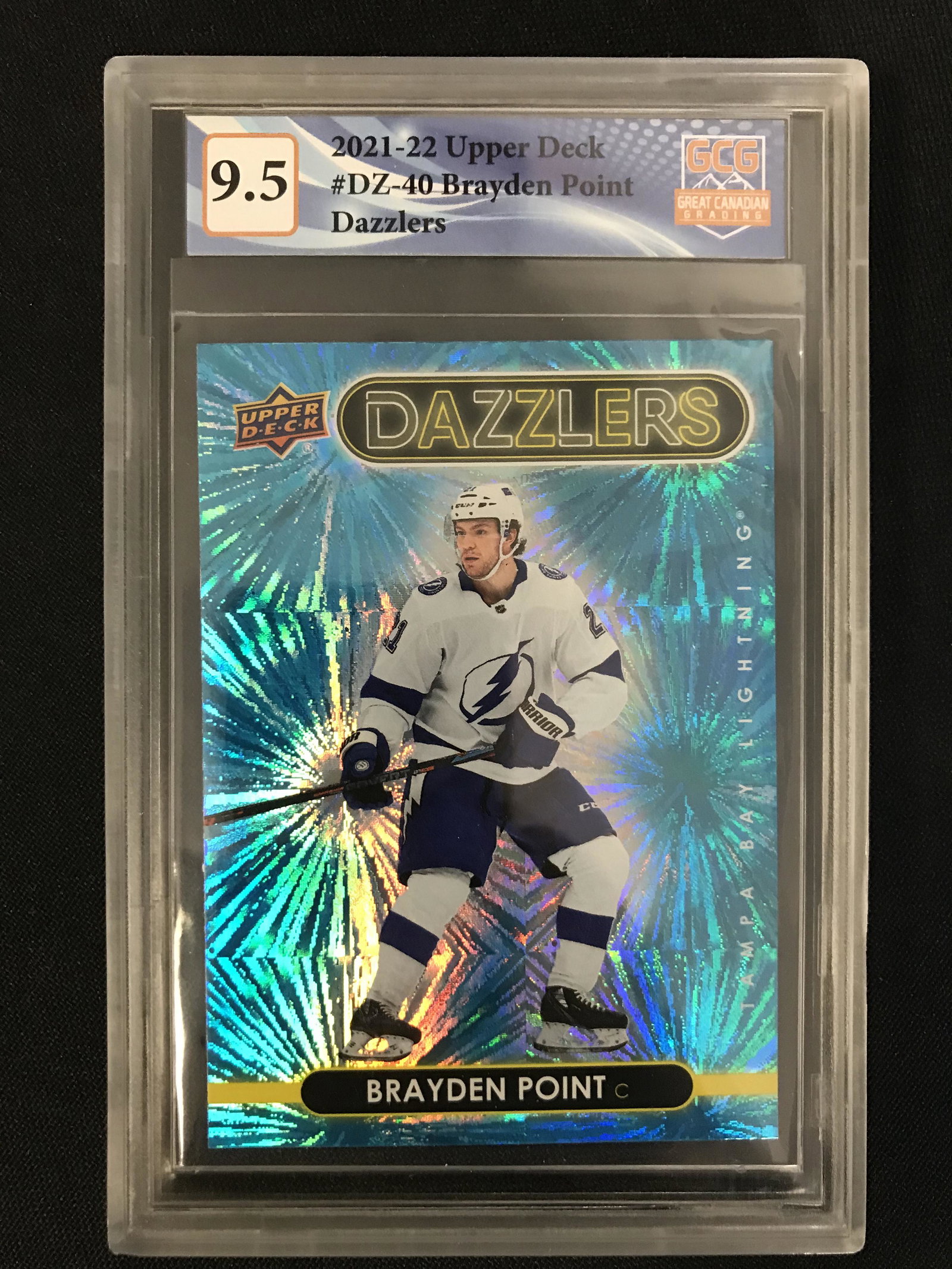 2021-22 UPPER DECK NO.DZ-40 BRAYDEN POINT DAZZLERS (GCG 9.5) (1 of 1)