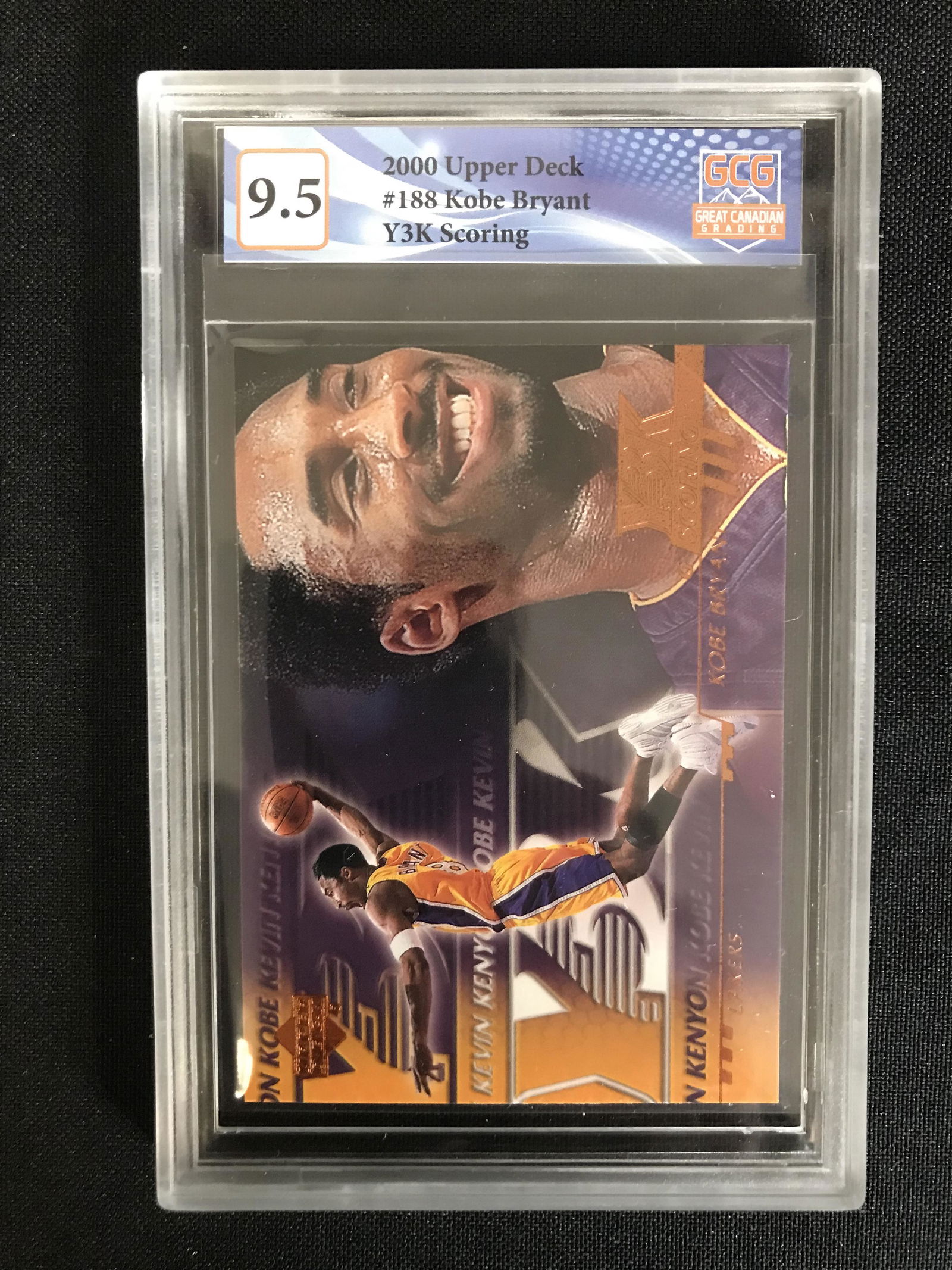 2000 UPPER DECK NO.188 KOBE BRYANT Y3K SCORING (GCG 9.5) (1 of 1)