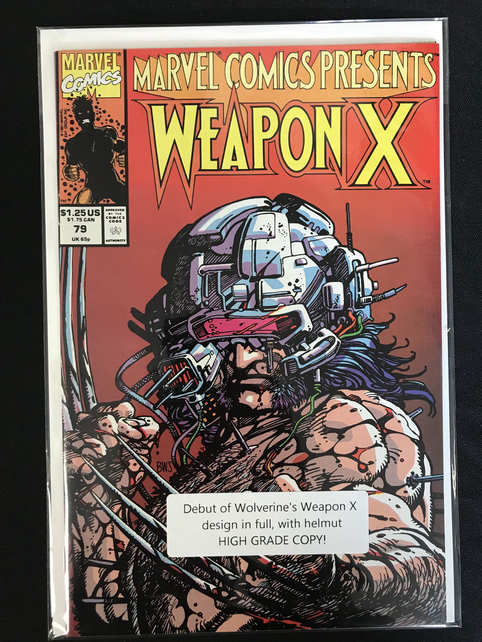 MARVEL COMICS PRESENTS WEAPON X NO.79 (MARVEL COMICS) (1 of 1)