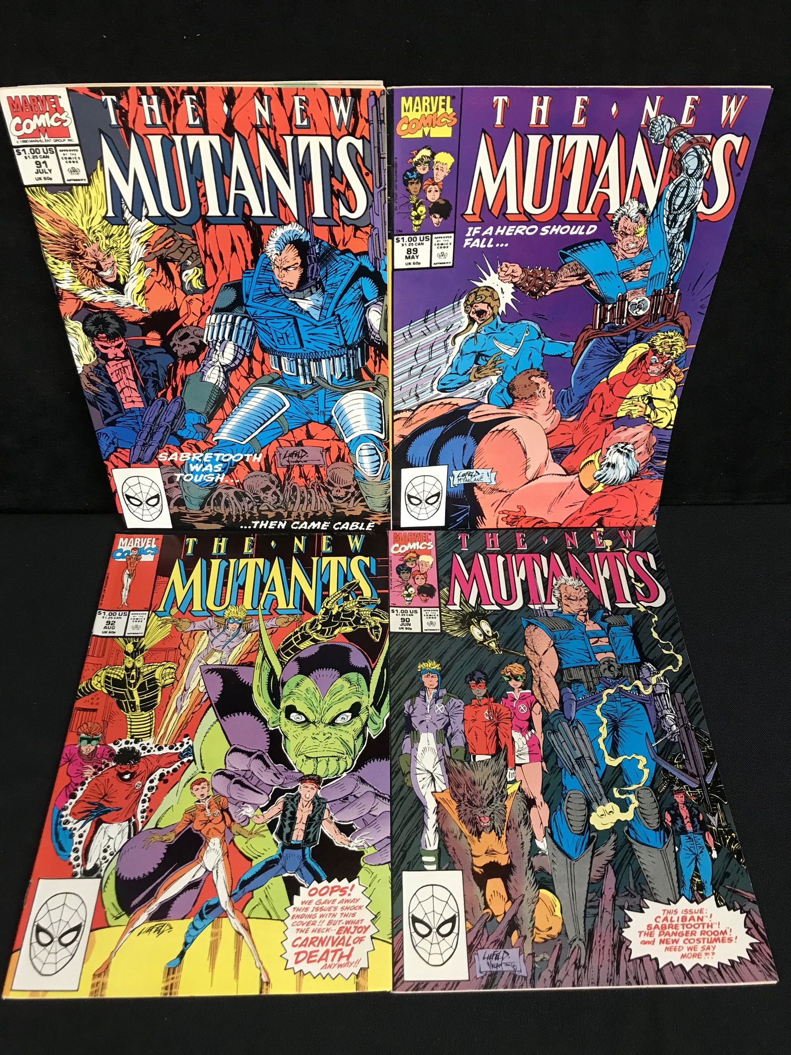 THE NEW MUTANTS COMIC BOOK LOT (MARVEL COMICS) (1 of 1)