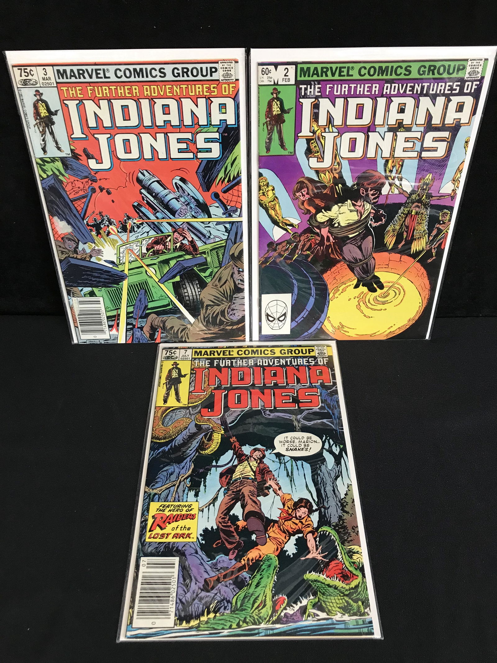 INDIANA JONES COMIC BOOK LOT (MARVEL COMICS) (1 of 1)