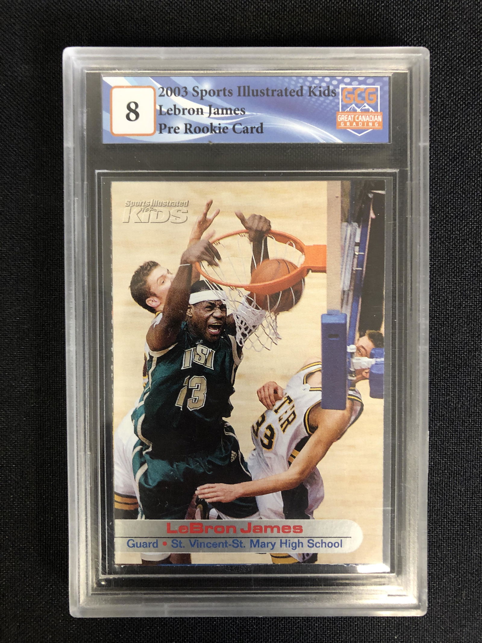 Lebron james sports hotsell illustrated rookie card