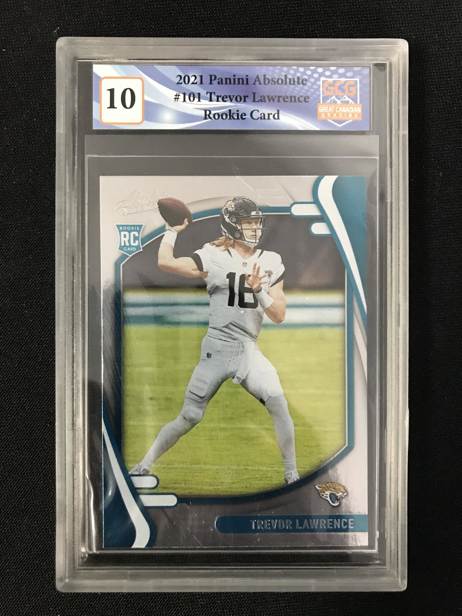 2021 PANINI ABSOLUTE NO.101 TREVOR LAWRENCE RC (GCG 10) (1 of 1)