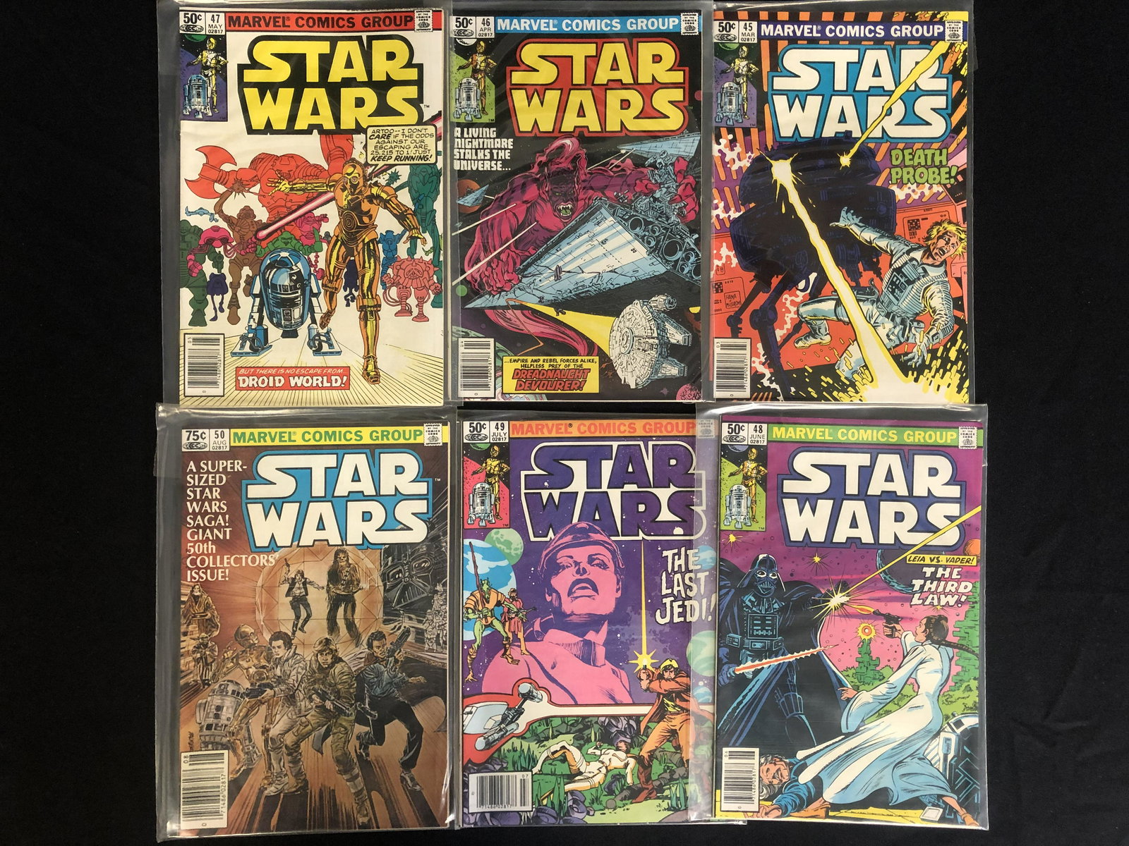 STAR WARS COMIC BOOK LOT (MARVEL COMICS) (1 of 1)