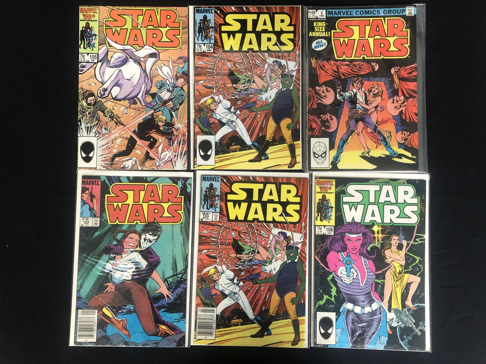 STAR WARS COMIC BOOK LOT (MARVEL COMICS) (1 of 1)
