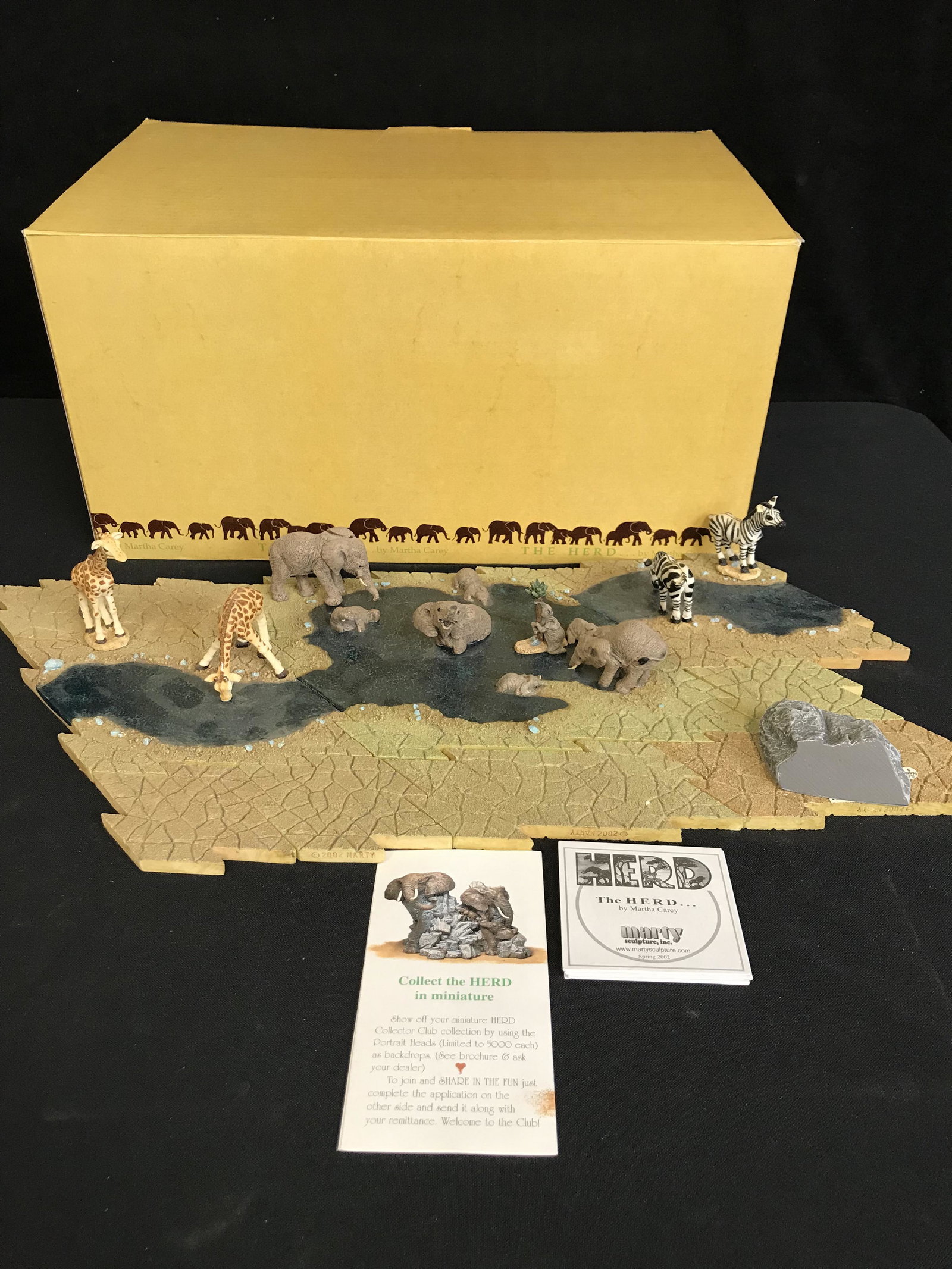 LTD. EDITION "THE HERD" BY MARTHA CAREY ELEPHANT SCULPTURE: LTD. EDITION "THE HERD" BY MARTHA CAREY ELEPHANT SCULPTURE