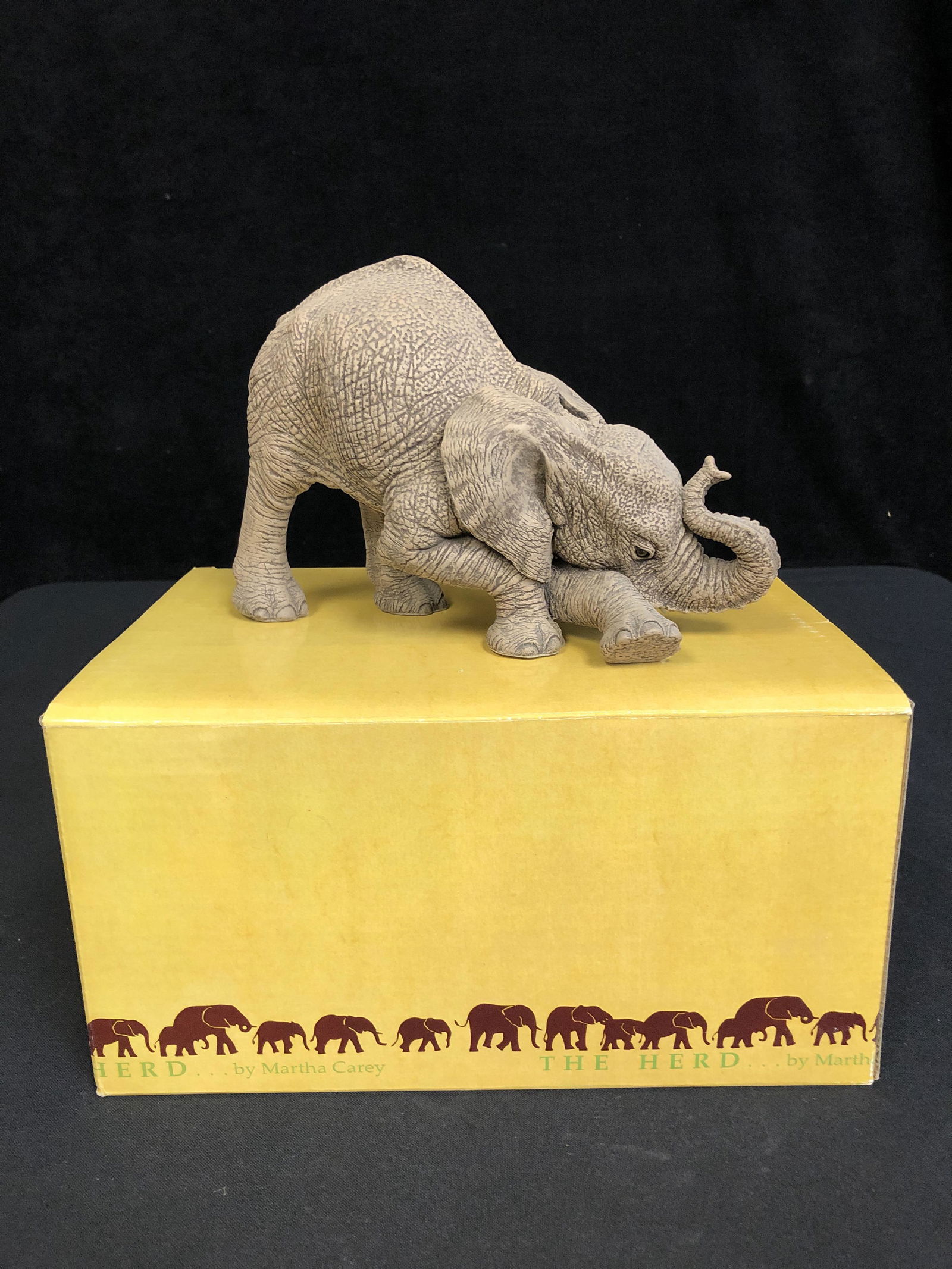 LTD. EDITION "THE HERD" BY MARTHA CAREY ELEPHANT SCULPTURE: LTD. EDITION "THE HERD" BY MARTHA CAREY ELEPHANT SCULPTURE