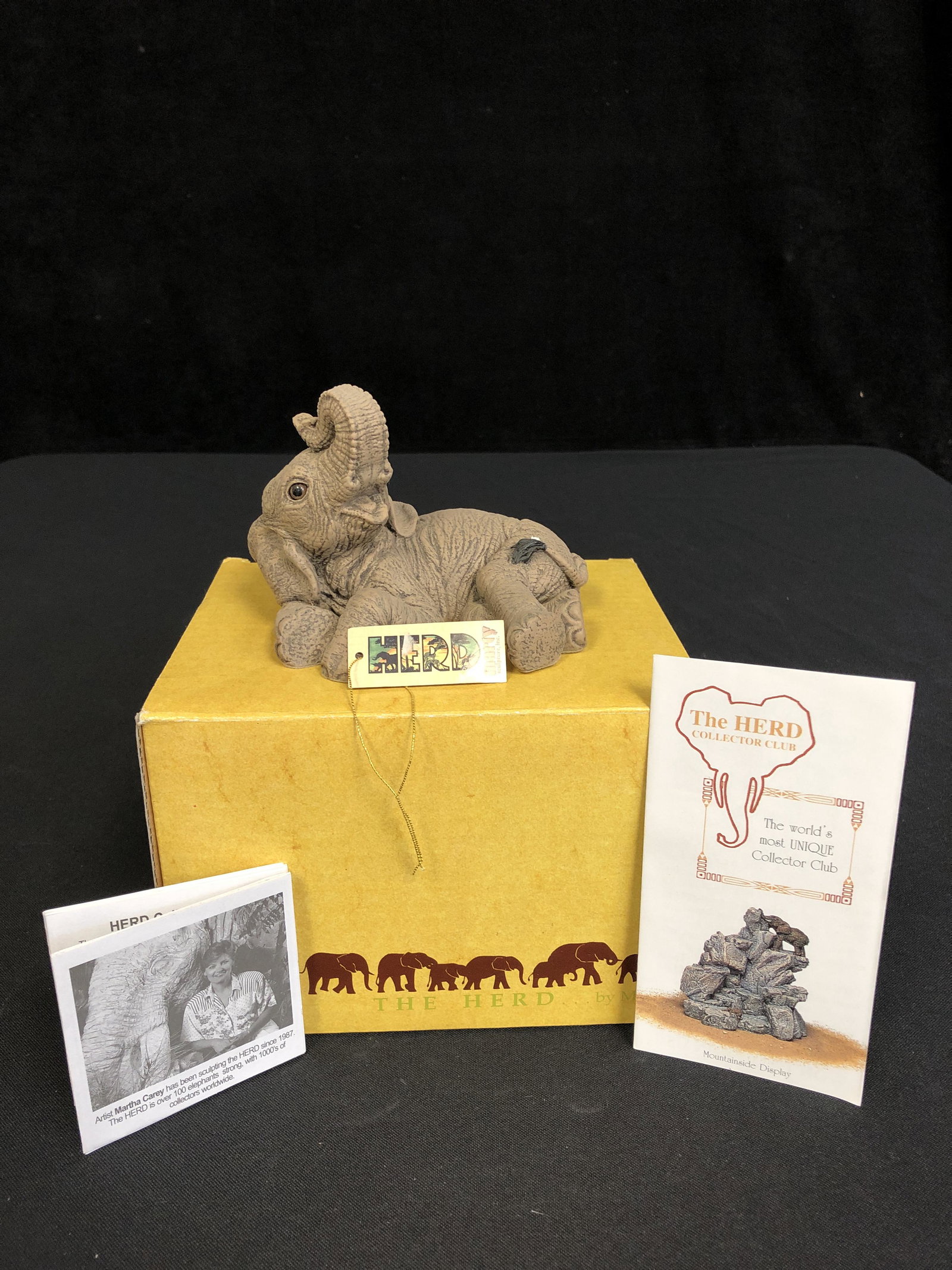 LTD. EDITION "THE HERD" BY MARTHA CAREY ELEPHANT SCULPTURE: LTD. EDITION "THE HERD" BY MARTHA CAREY ELEPHANT SCULPTURE