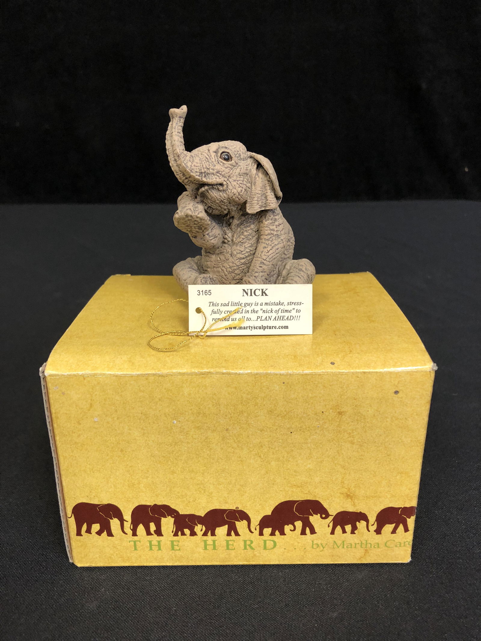 LTD. EDITION "THE HERD" BY MARTHA CAREY ELEPHANT SCULPTURE: LTD. EDITION "THE HERD" BY MARTHA CAREY ELEPHANT SCULPTURE