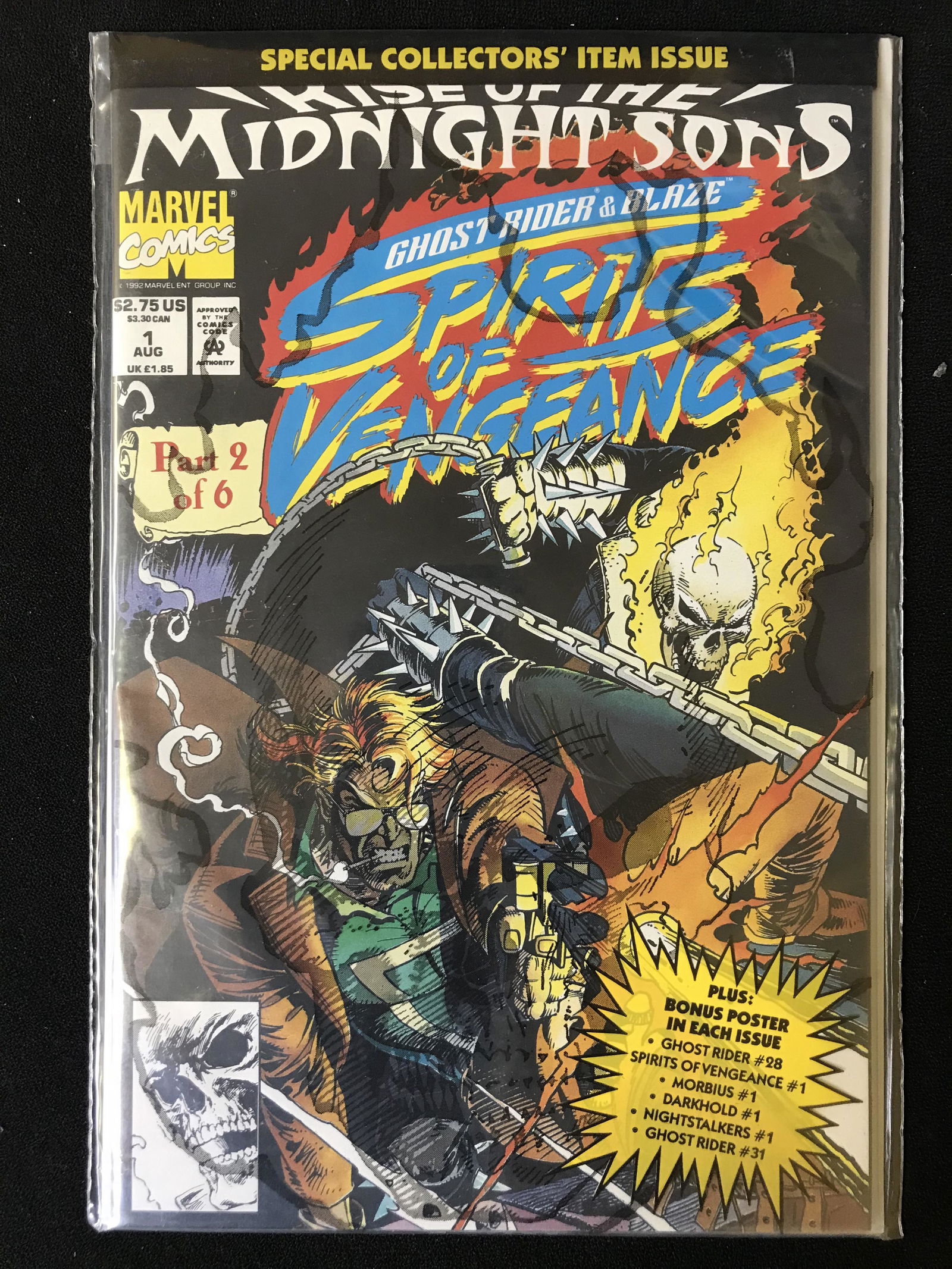Ghost Rider and Blaze SPIRITS OF VENGEANCE NO.1 (MARVEL COMICS) (1 of 1)