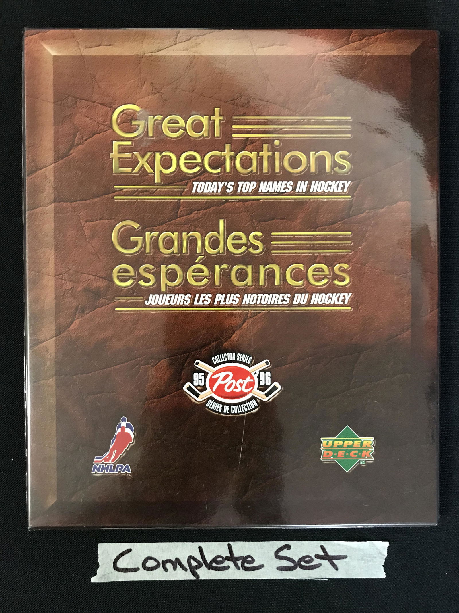 1995-96 UPPER DECK GREAT EXPECTATIONS HOCKEY CARD SET (COMPLETE) (1 of 2)