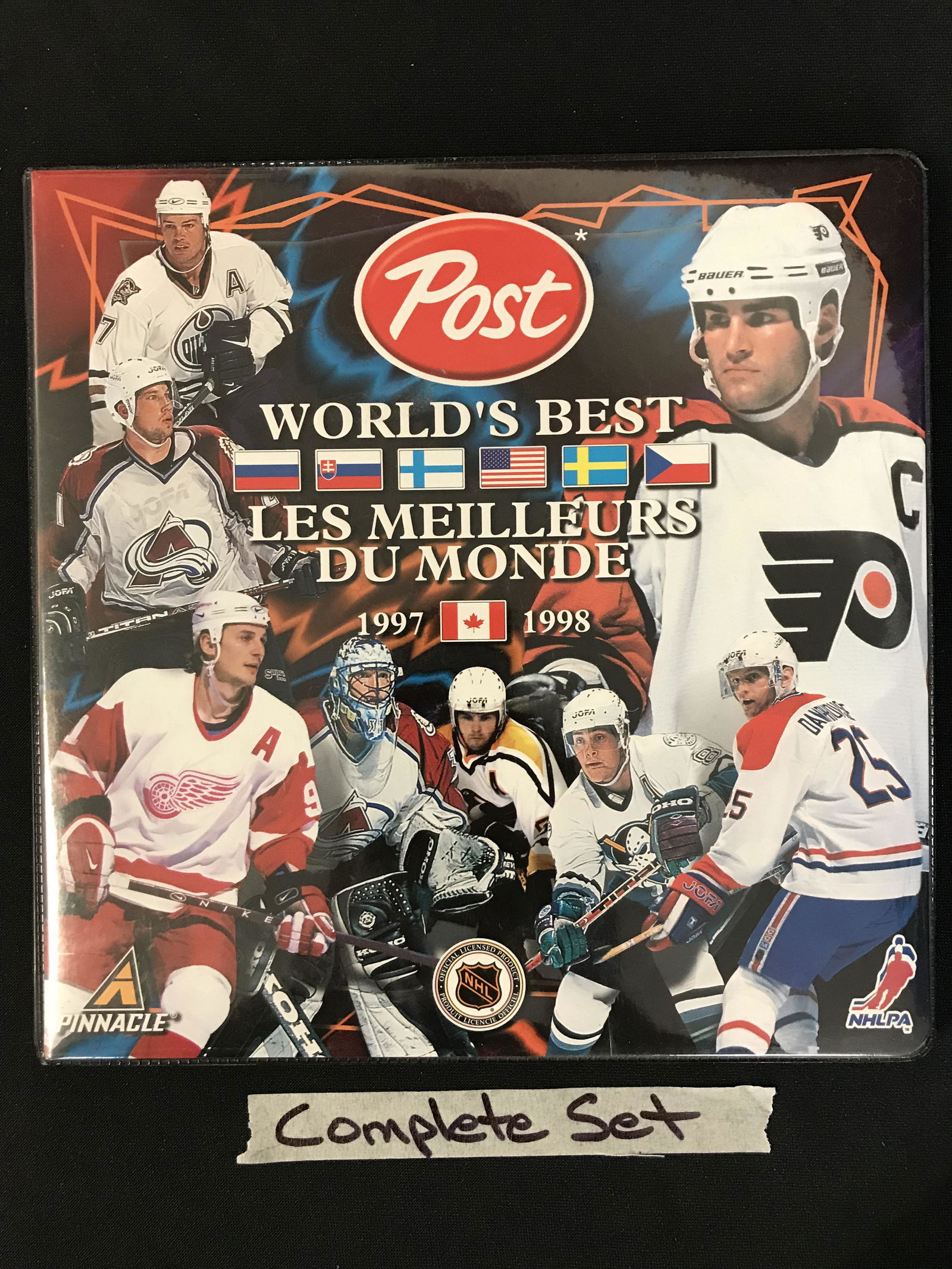 1997-98 PINNACLE WORLD'S BEST HOCKEY CARD SET (COMPLETE) (1 of 2)