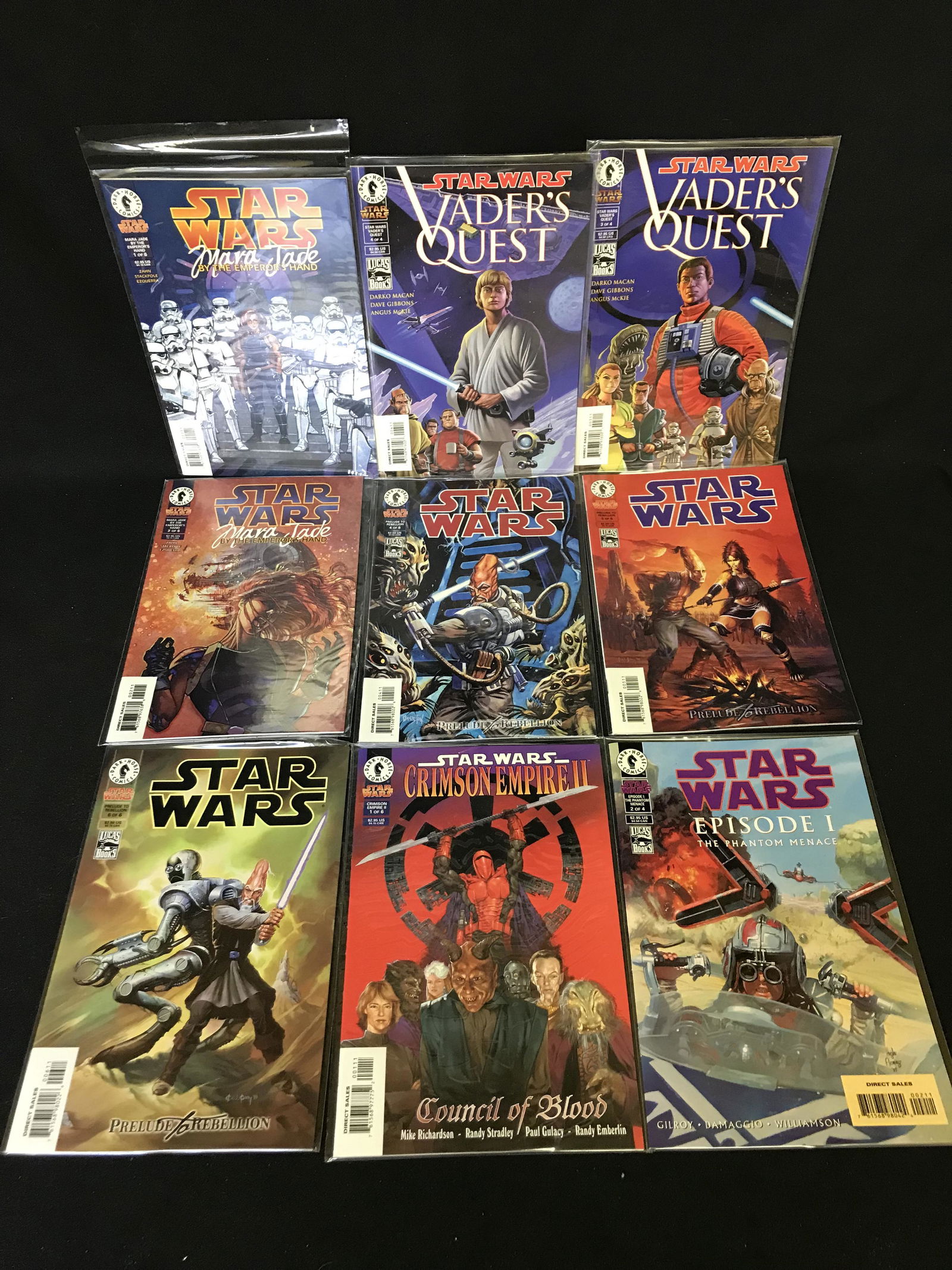 ASSORTED STAR WARS COMIC BOOK LOT (DARK HORSE COMICS) (1 of 1)