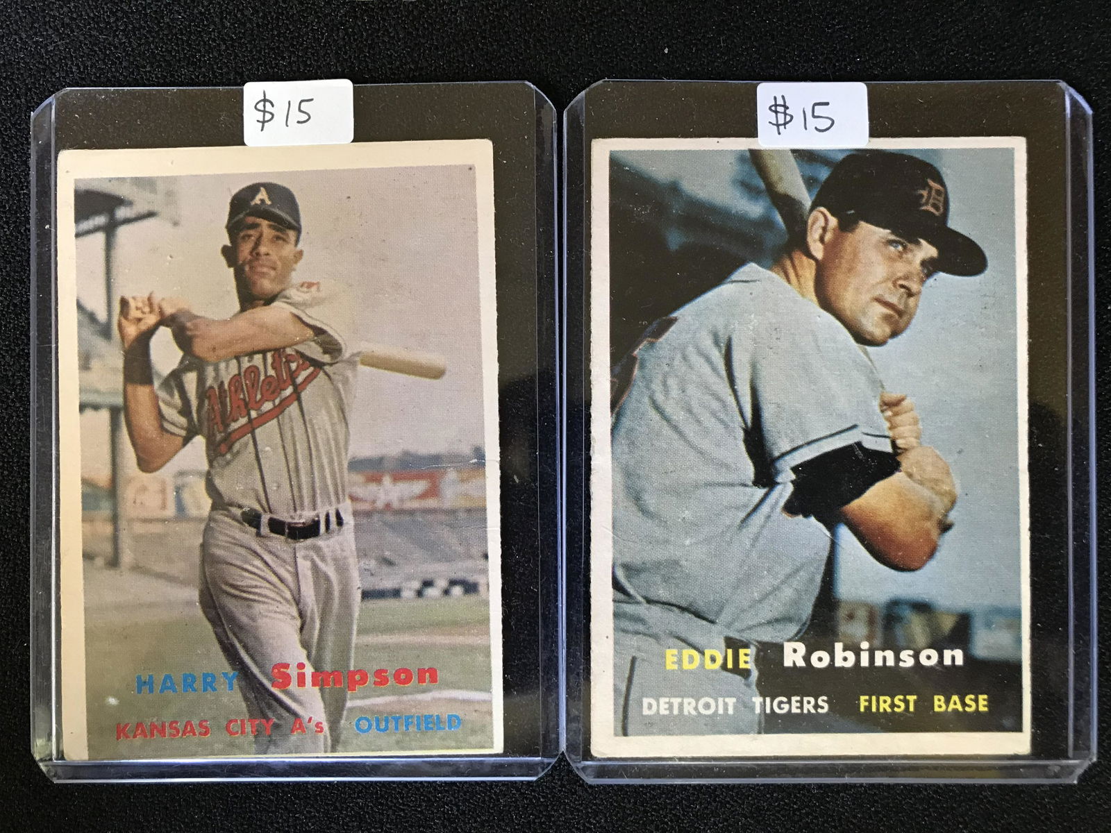1957 TOPPS BASEBALL CARD LOT (1 of 1)
