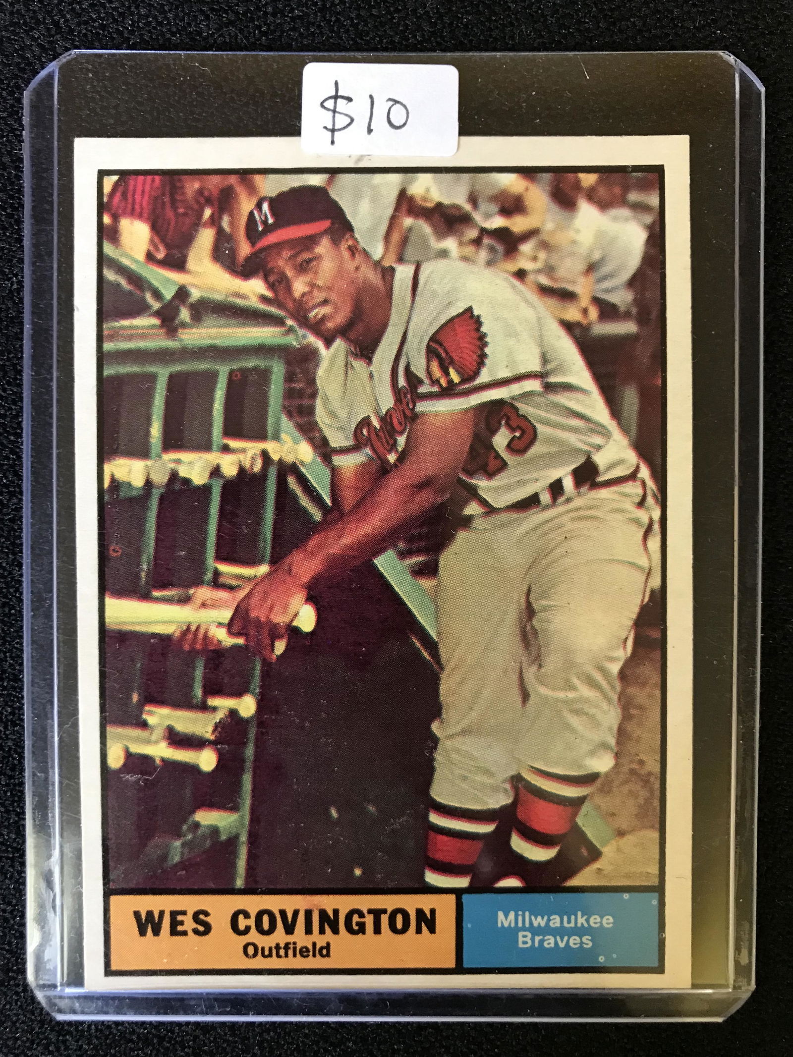1961 Topps Set Break #296 Wes Covington (1 of 1)