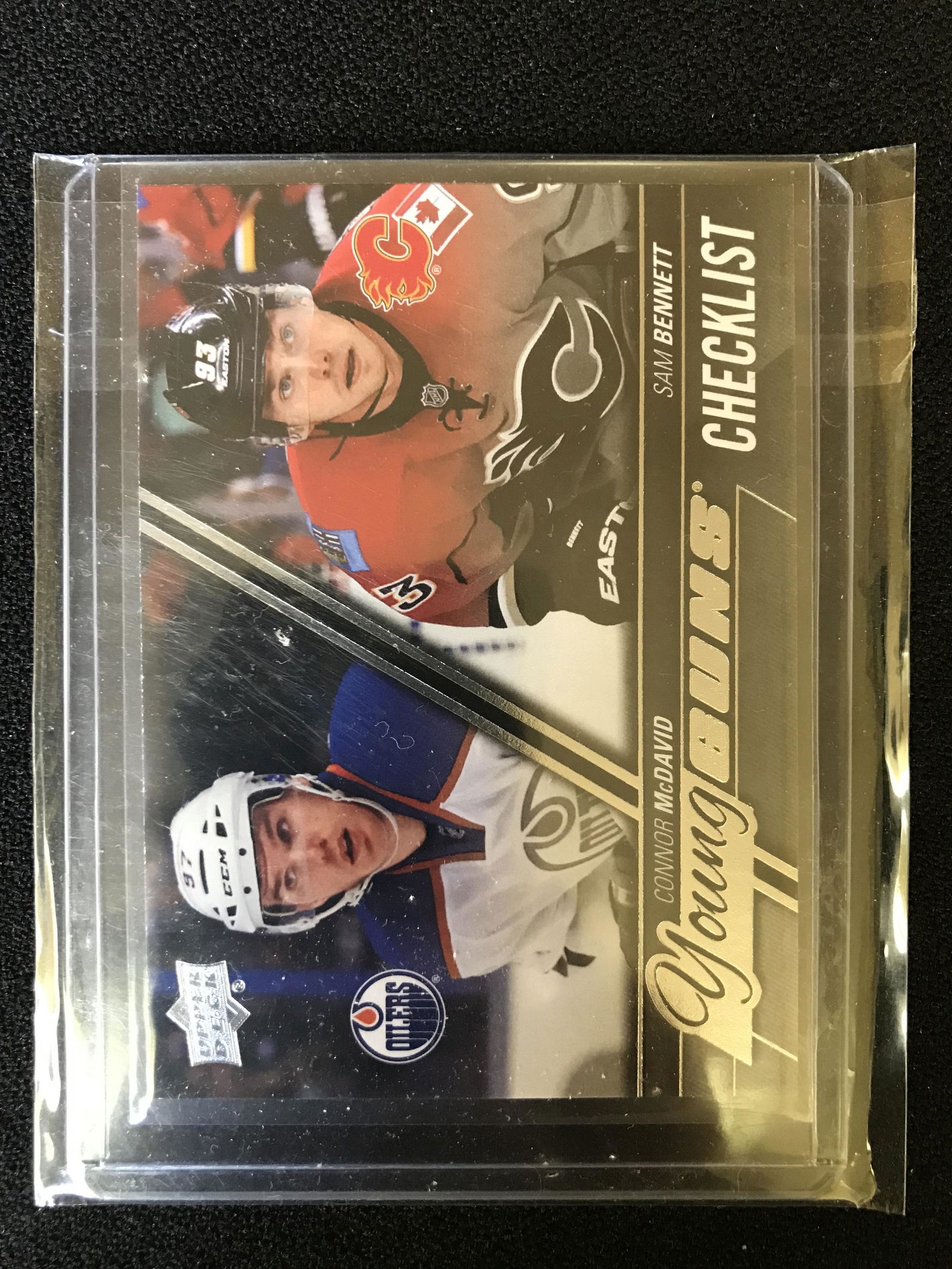 2015-16 UD YOUNG GUNS SP Rookie CONNOR McDAVID Sam Bennett #250 (1 of 1)