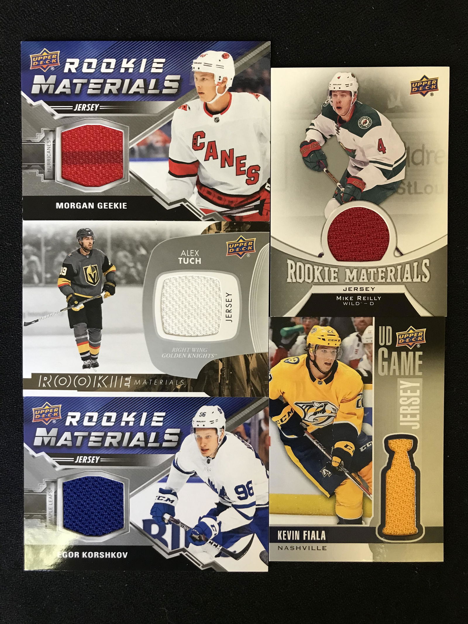 UPPER DECK ROOKIE MATERIALS HOCKEY CARD LOT (1 of 1)