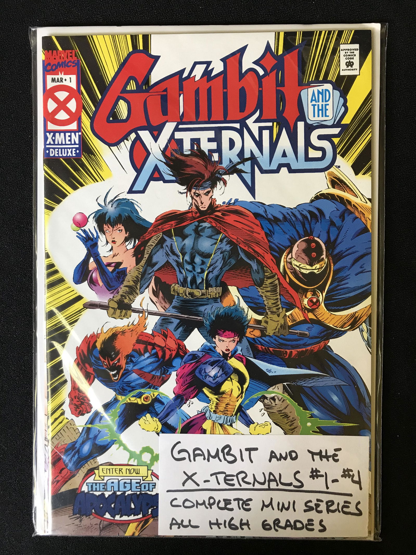 GAMBIT AND THE X-TERNALS NO.1-4 (MARVEL COMICS) (1 of 1)