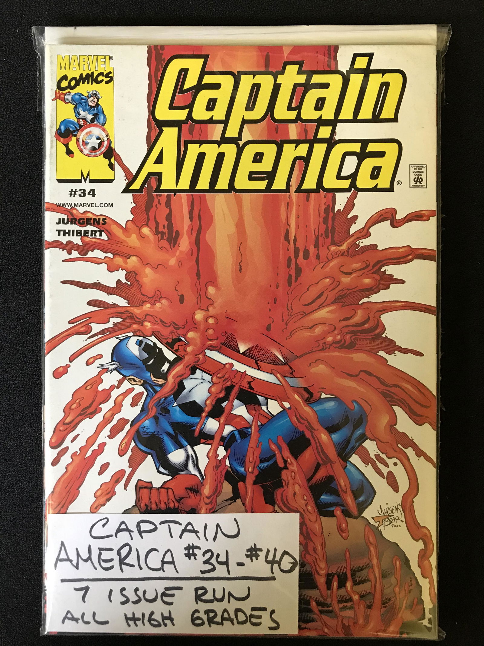 CAPTAIN AMERICA NO.34-40 (MARVEL COMICS) (1 of 1)