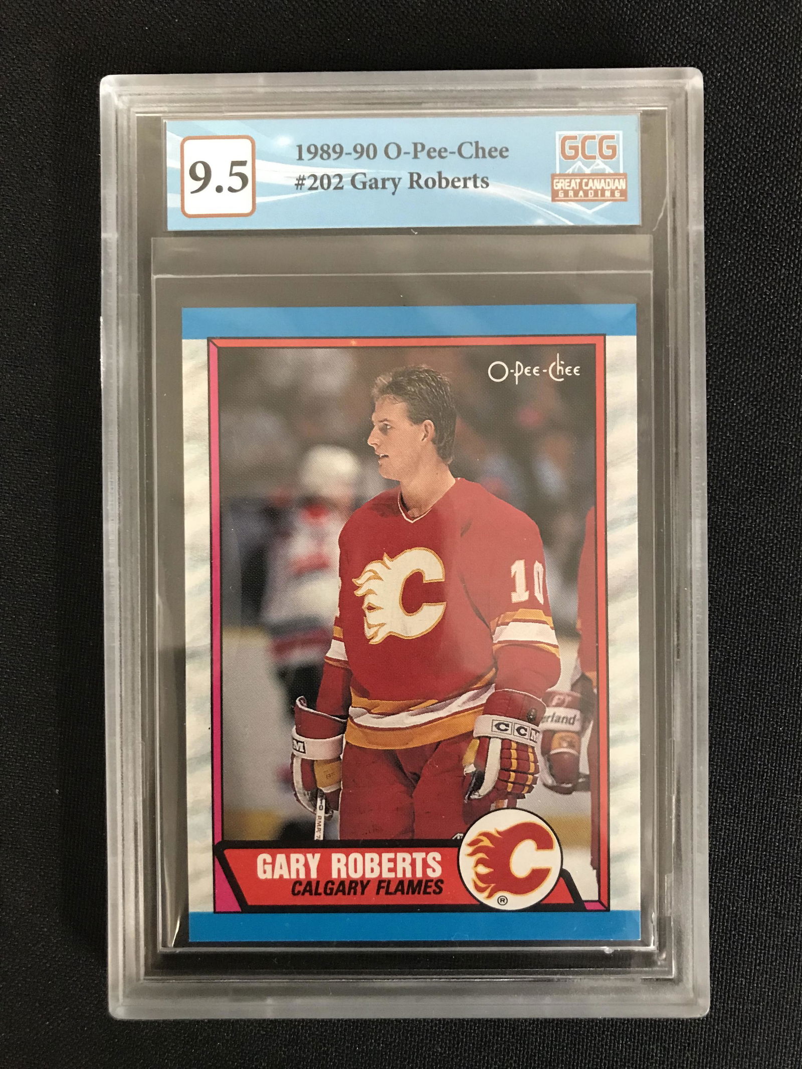 1989-90 O-PEE-CHEE NO.202 GARY ROBERTS (GCG 9.5): 1989-90 O-PEE-CHEE NO.202 GARY ROBERTS (GCG 9.5)