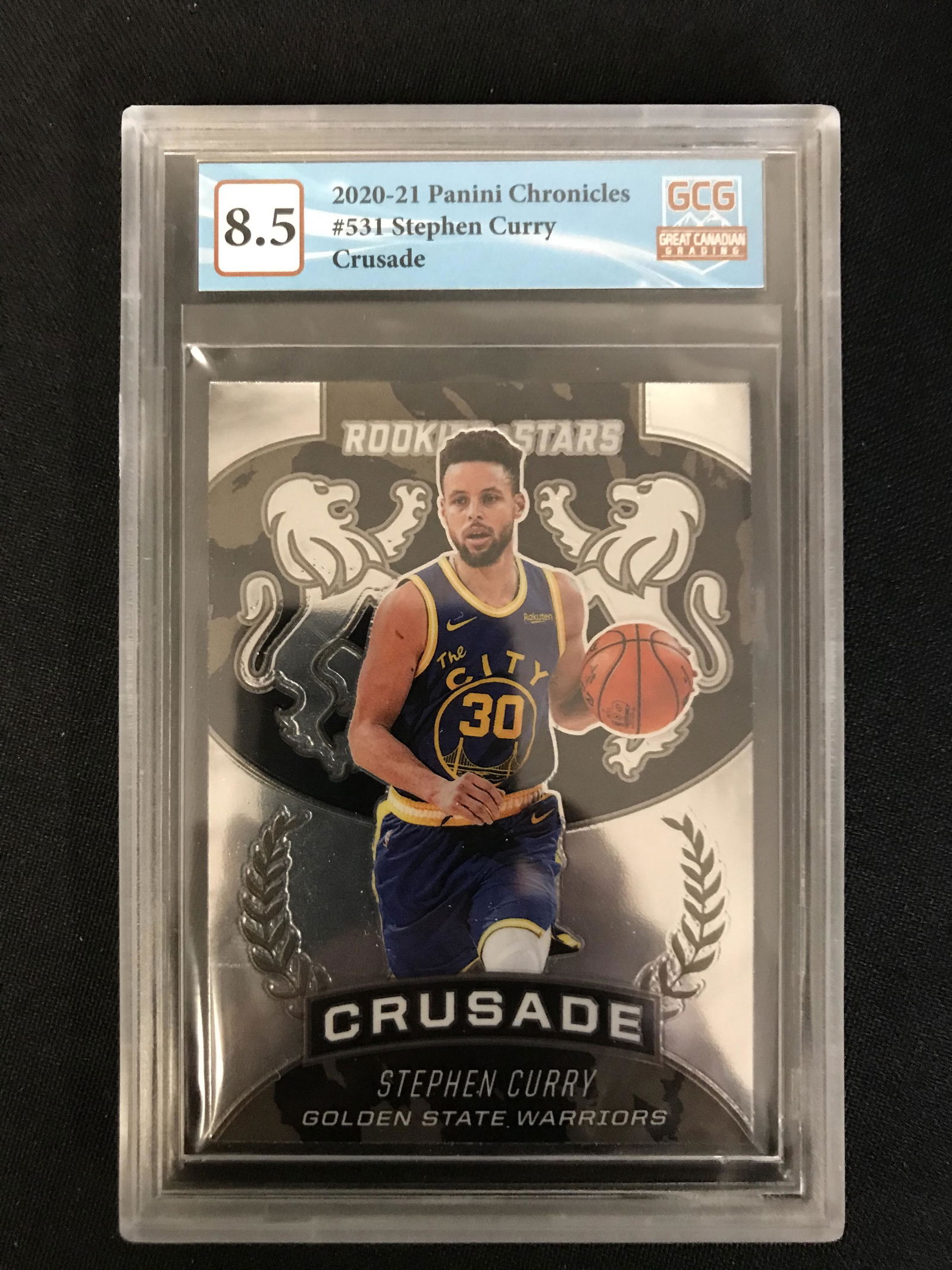 2020-21 PANINI CHRONICLES NO.534 STEPHEN CURRY CRUSADE (GCG 8.5) (1 of 1)
