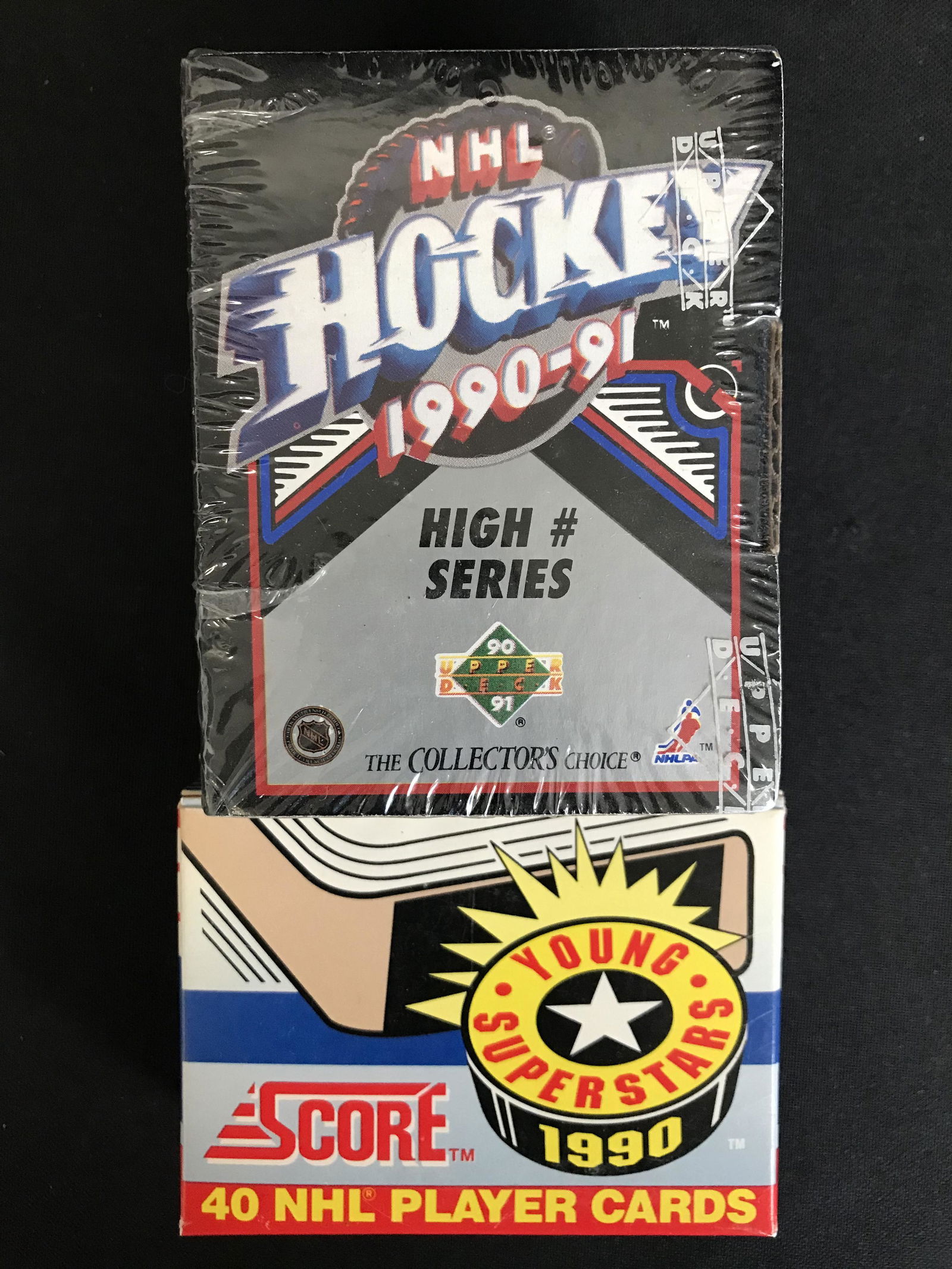 1990-91 UPPER DECK NHL HOCKEY HIGH SERIES BOX (1 of 1)
