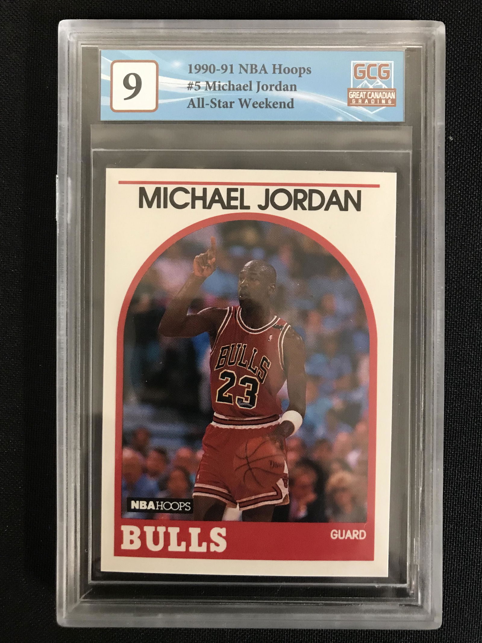 1990-91 NBA HOOPS MICHAEL JORDAN (GCG 9) (1 of 1)