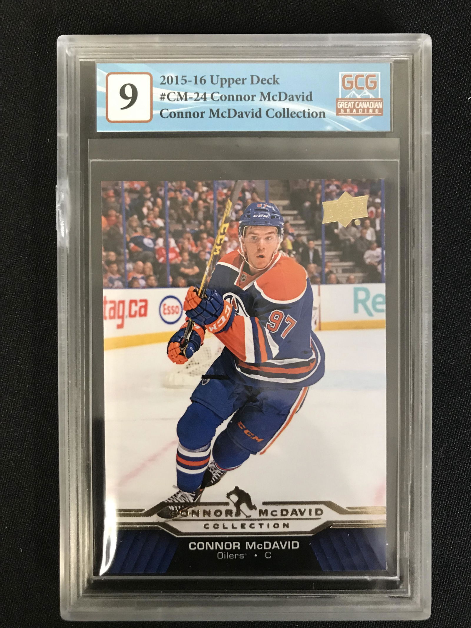 2015-16 UPPER DECK CONNOR MCDAVID ROOKIE CARD (GCG 9) (1 of 1)