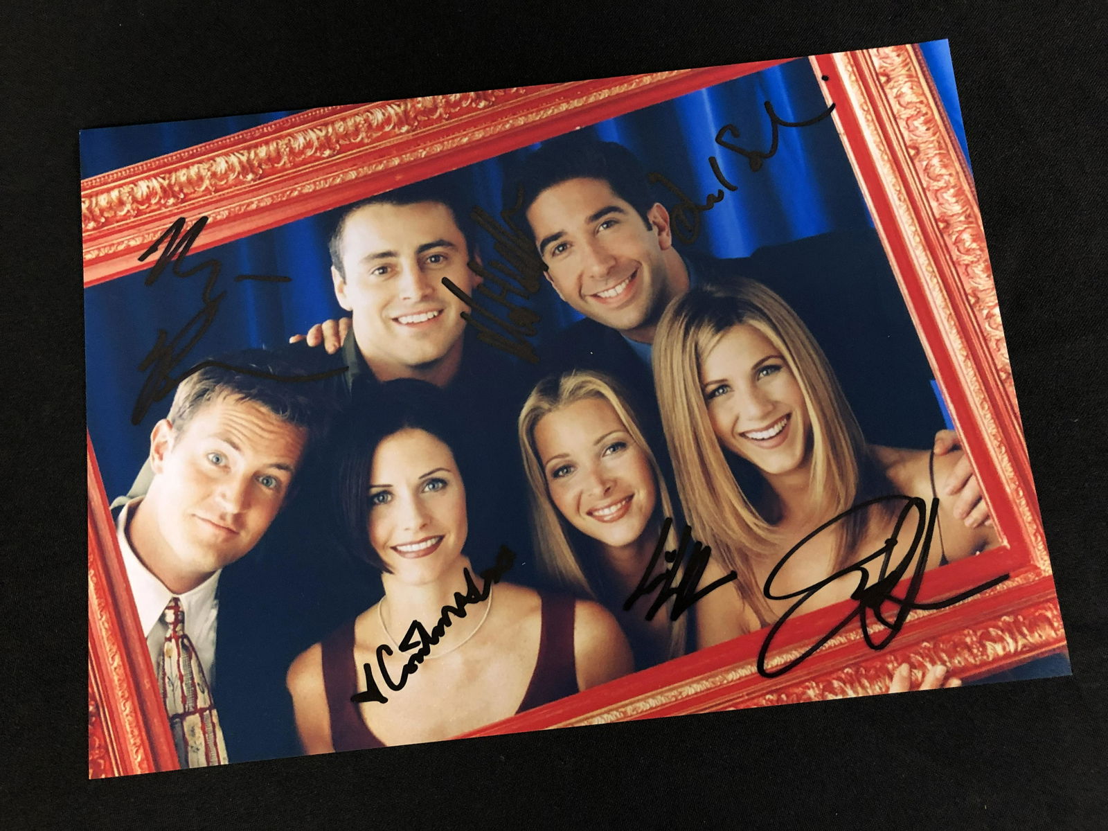 FRIENDS CAST SIGNED 8 X 10 (RA COA) (1 of 2)