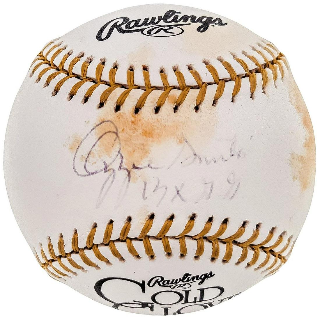 OZZIE SMITH SIGNED RAWLINGS GOLD GLOVE BASEBALL (BECKETT COA) (1 of 2)