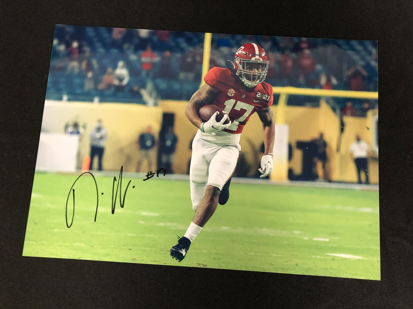 JALEN WADDLE SIGNED 8 X 10 (RA COA): JALEN WADDLE SIGNED 8 X 10 (RA COA)