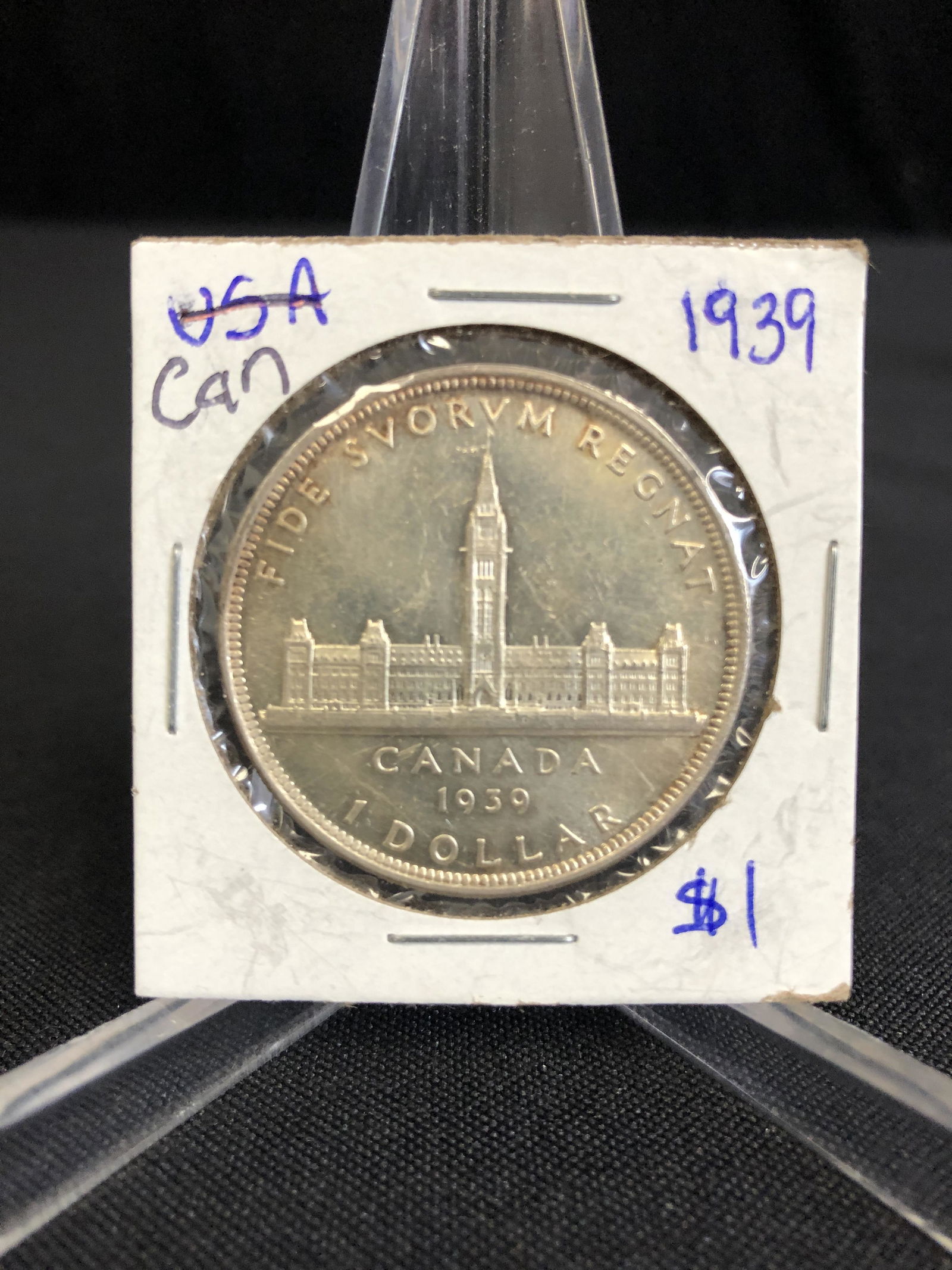 1939 CANADA SILVER DOLLAR (1 of 1)