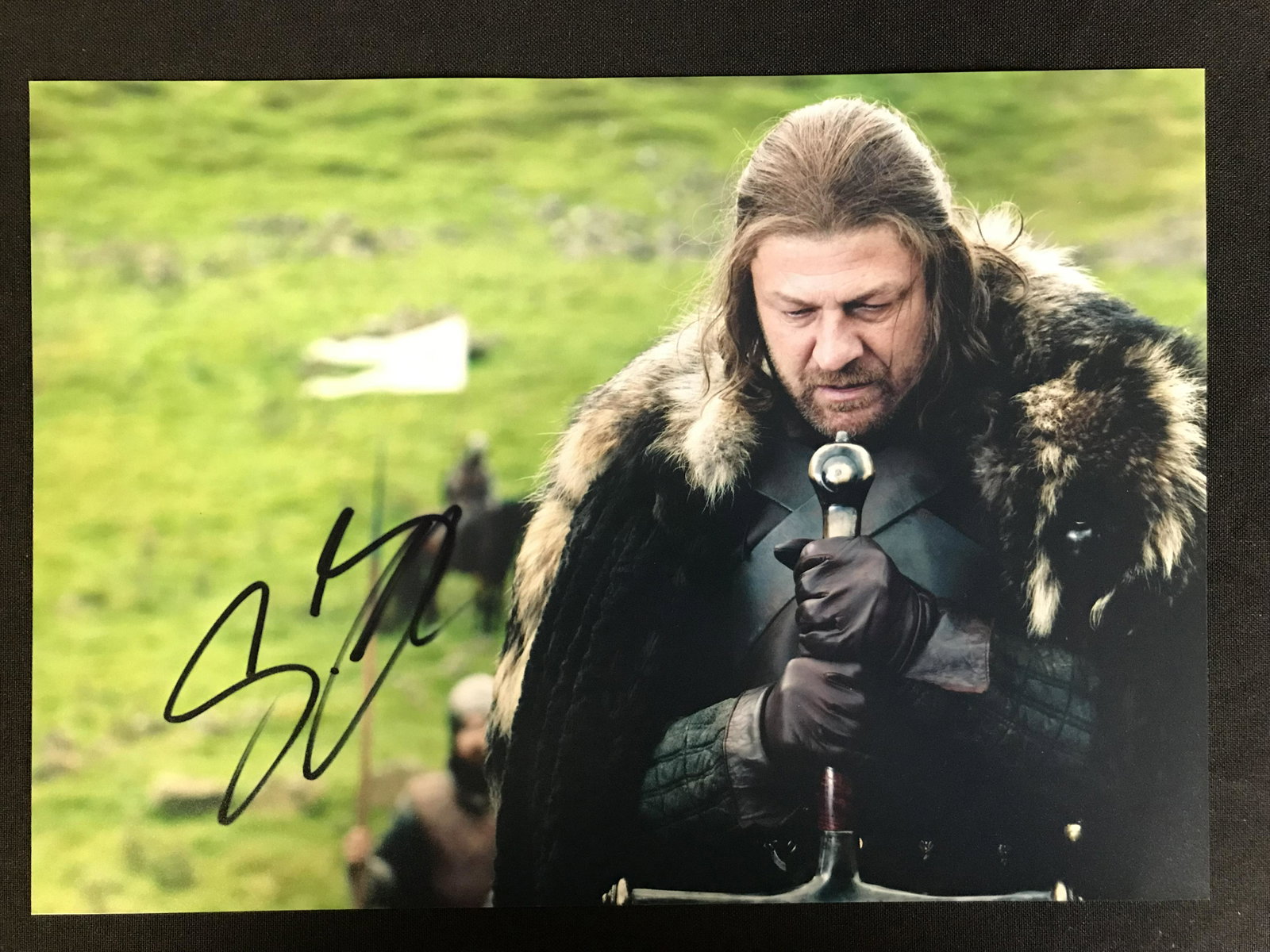 SEAN BEAN SIGNED GAME OF THRONES 8X10 PHOTO (RA COA): SEAN BEAN SIGNED GAME OF THRONES 8X10 PHOTO (RA COA)